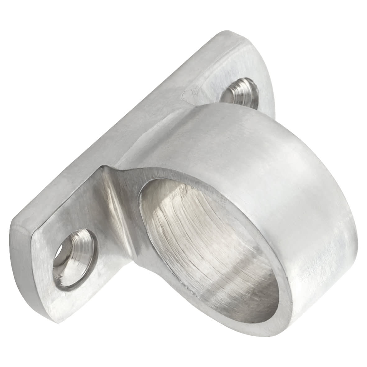 Standard Mounting Sash Window Ring Lift - 27mm Diameter - Satin Chrome - view 2