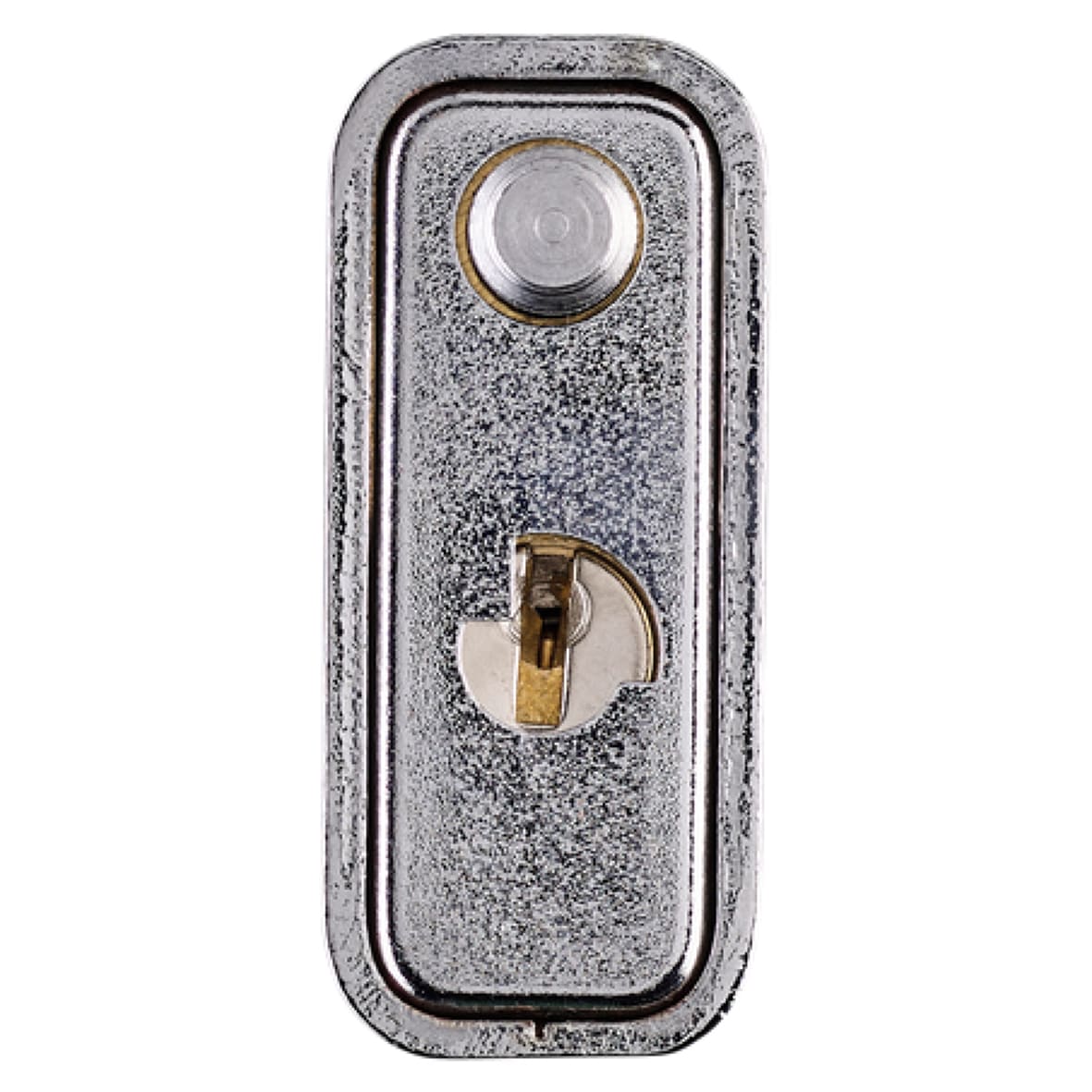 Armoured Steel Shutter Lock - 80mm Body - 29 x 15mm Shackle - Keyed to Differ - Chrome - view 3