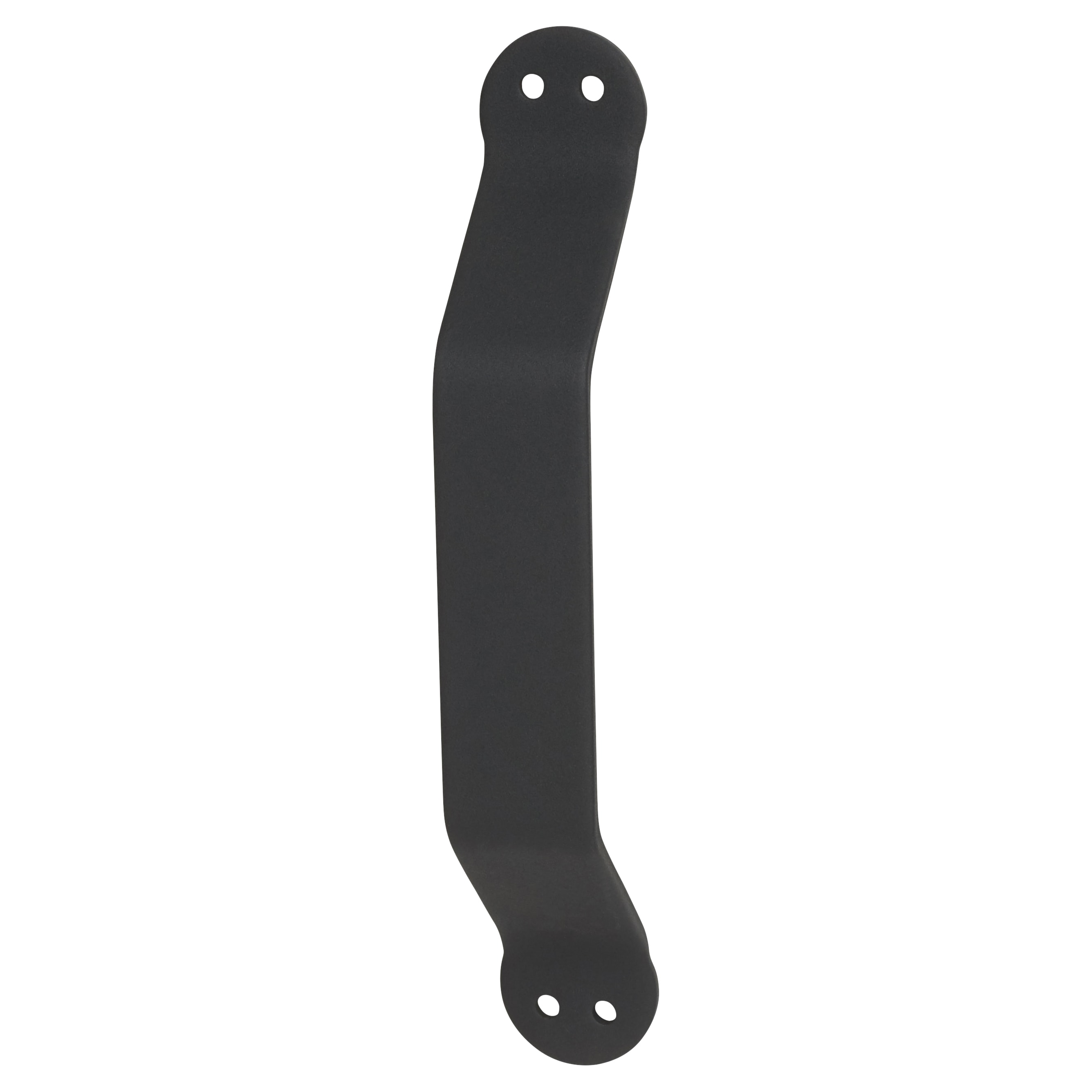 Traditional Steel Pull Handle - 228 x 32mm - Matt Black - view 2