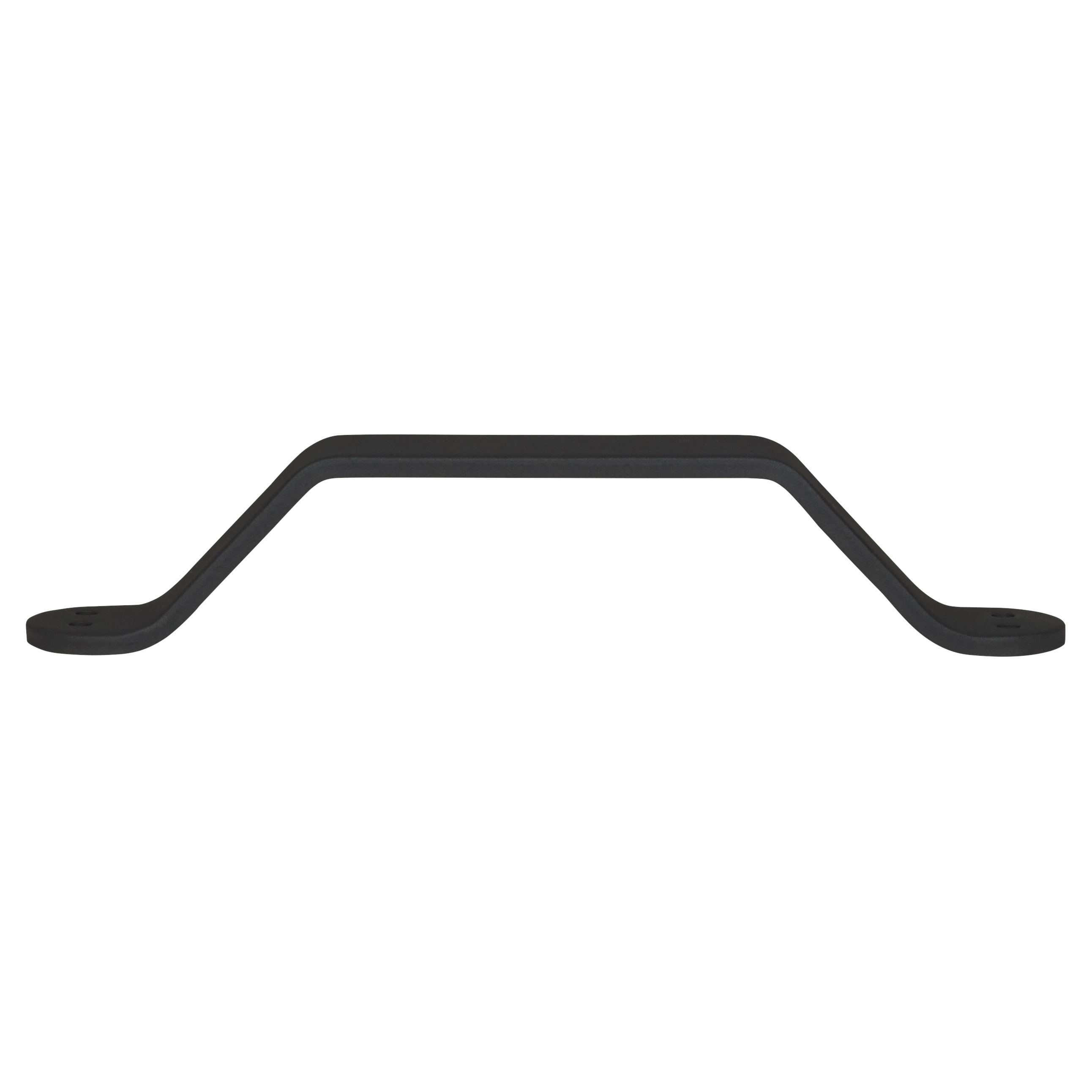 Traditional Steel Pull Handle - 228 x 32mm - Matt Black - view 3