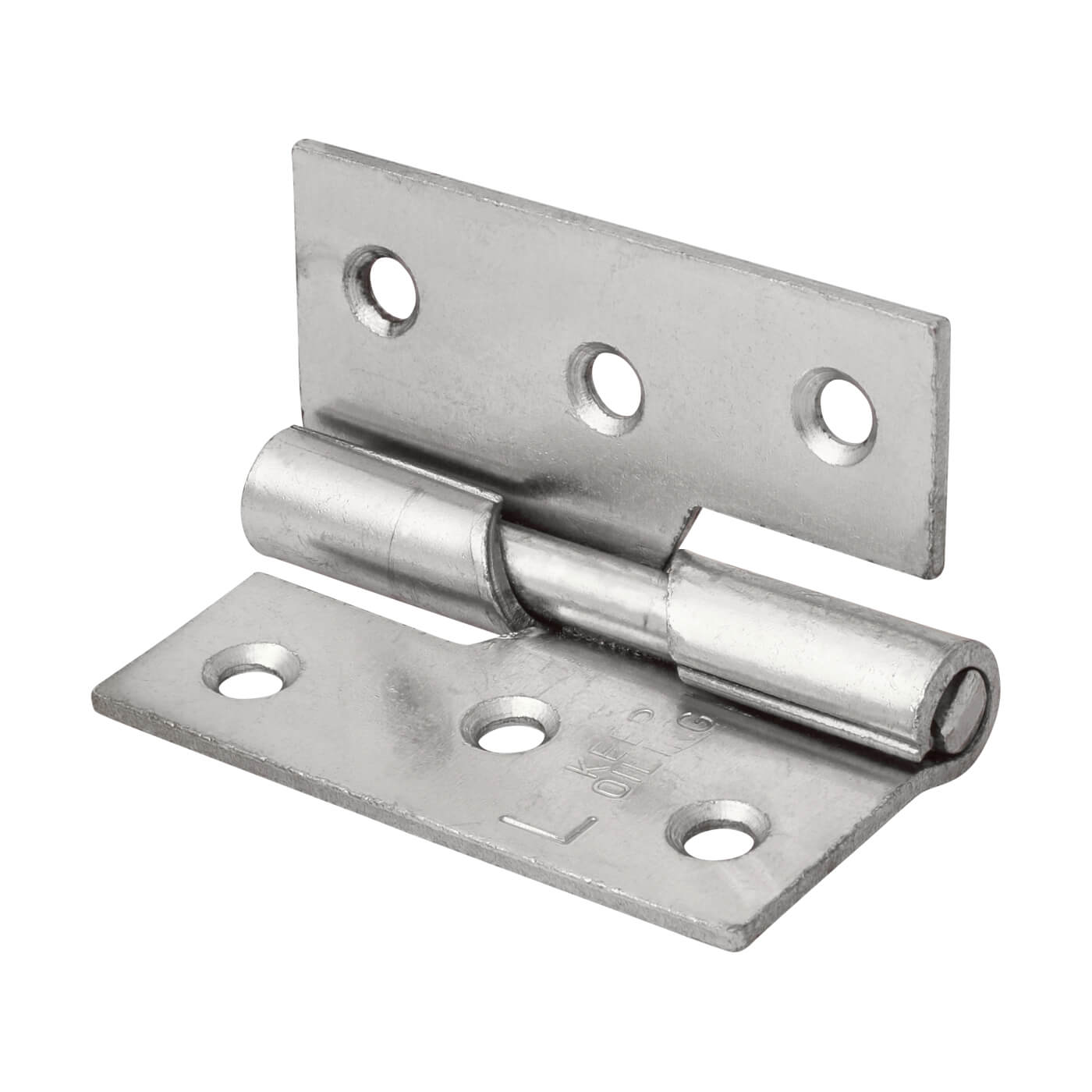 Rising Butt Door Hinge - 75 x 70 x 2.5mm - Left Hand - Zinc Plated - Pair - view 3