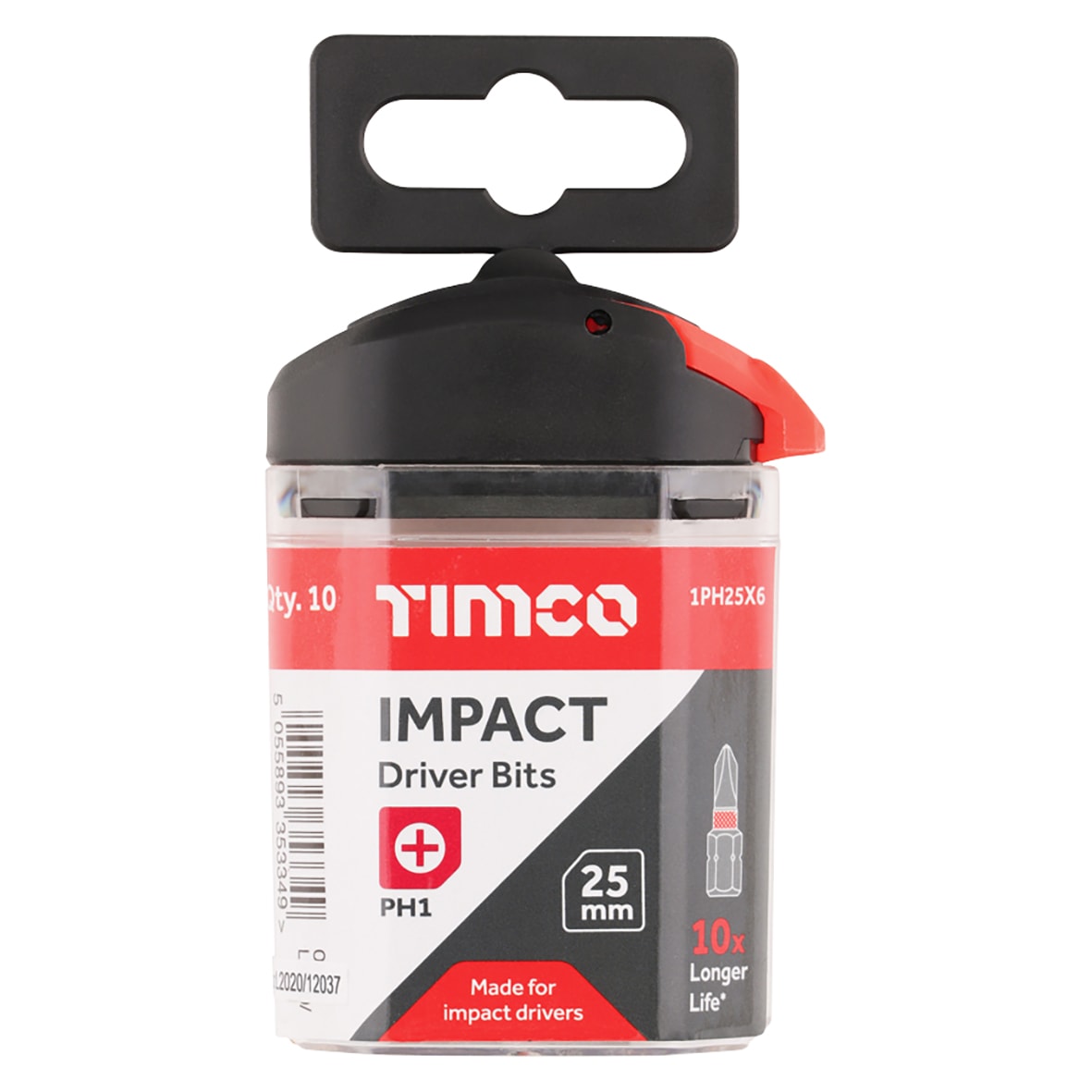 X6 Impact Driver Bits - Phillips - - 25mm Length - Pack of 10 - view 3