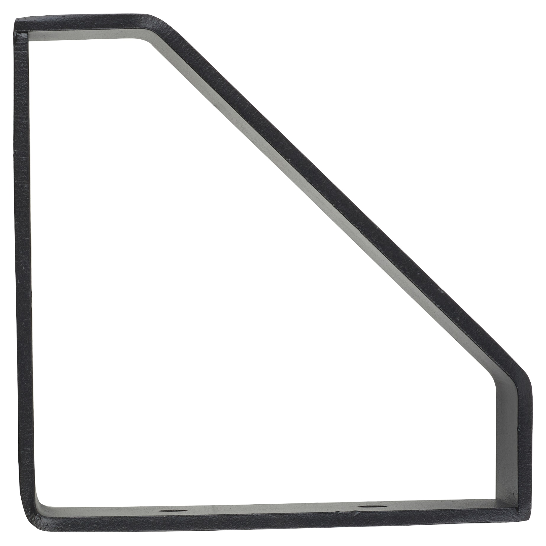 Triangle Shelf Bracket - 100 x 100mm - Black - Pair - view 2