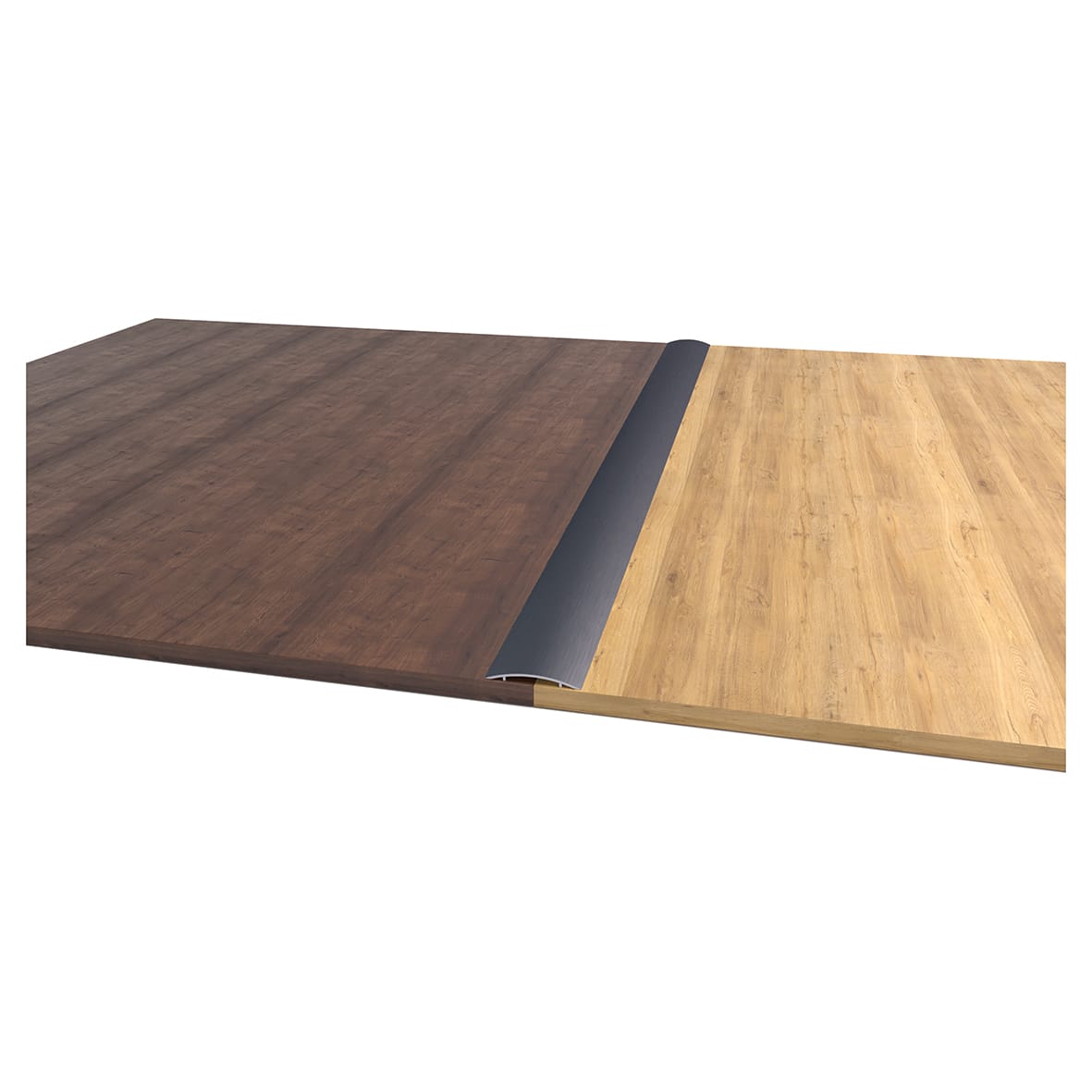 M108 Regency Designer Self-Adhesive Commercial Floor Trim - 900mm Length - Dark Chrome - view 2