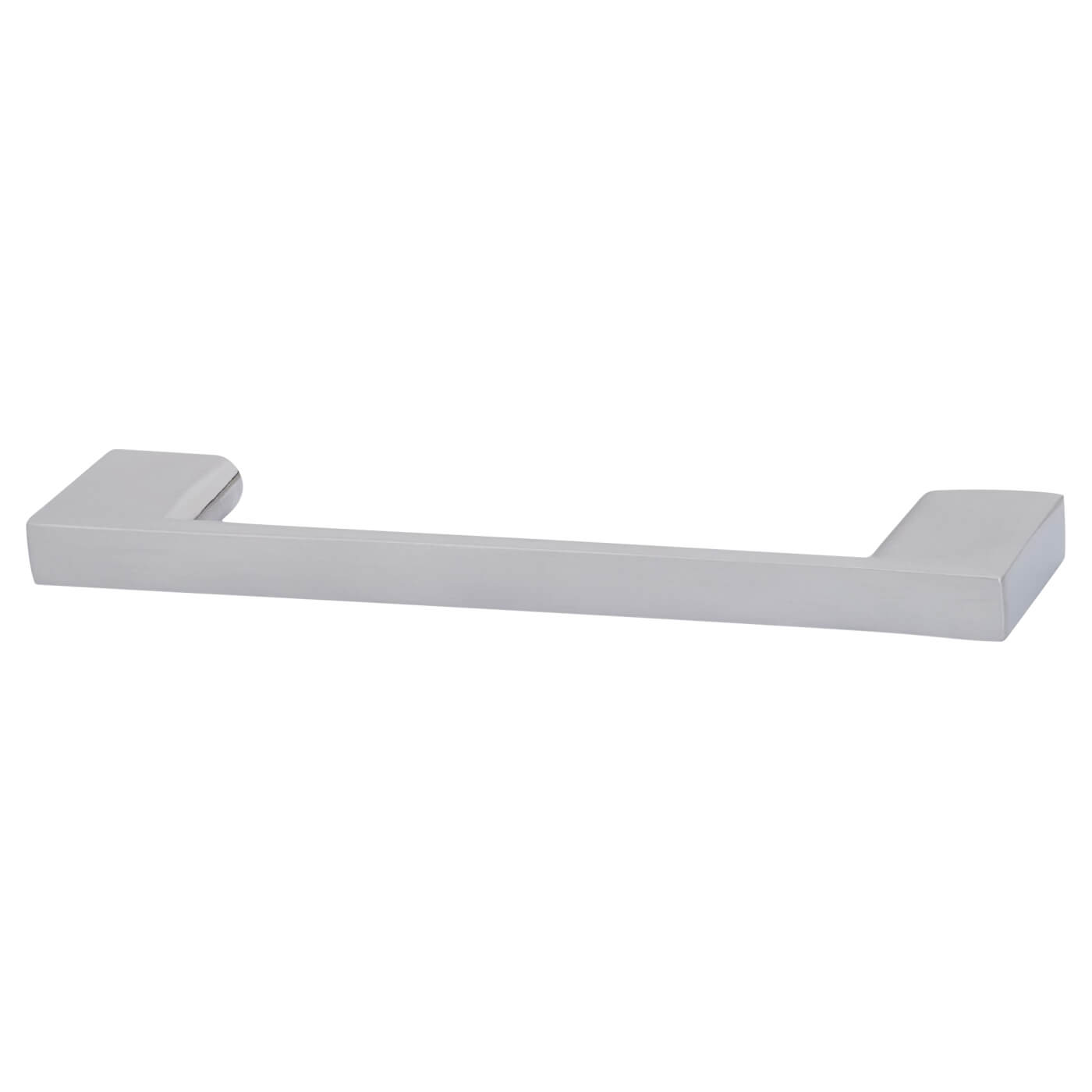 9mm Slim D-Bar Cabinet Pull Handle - 96mm Centres - Brushed Chrome - view 2