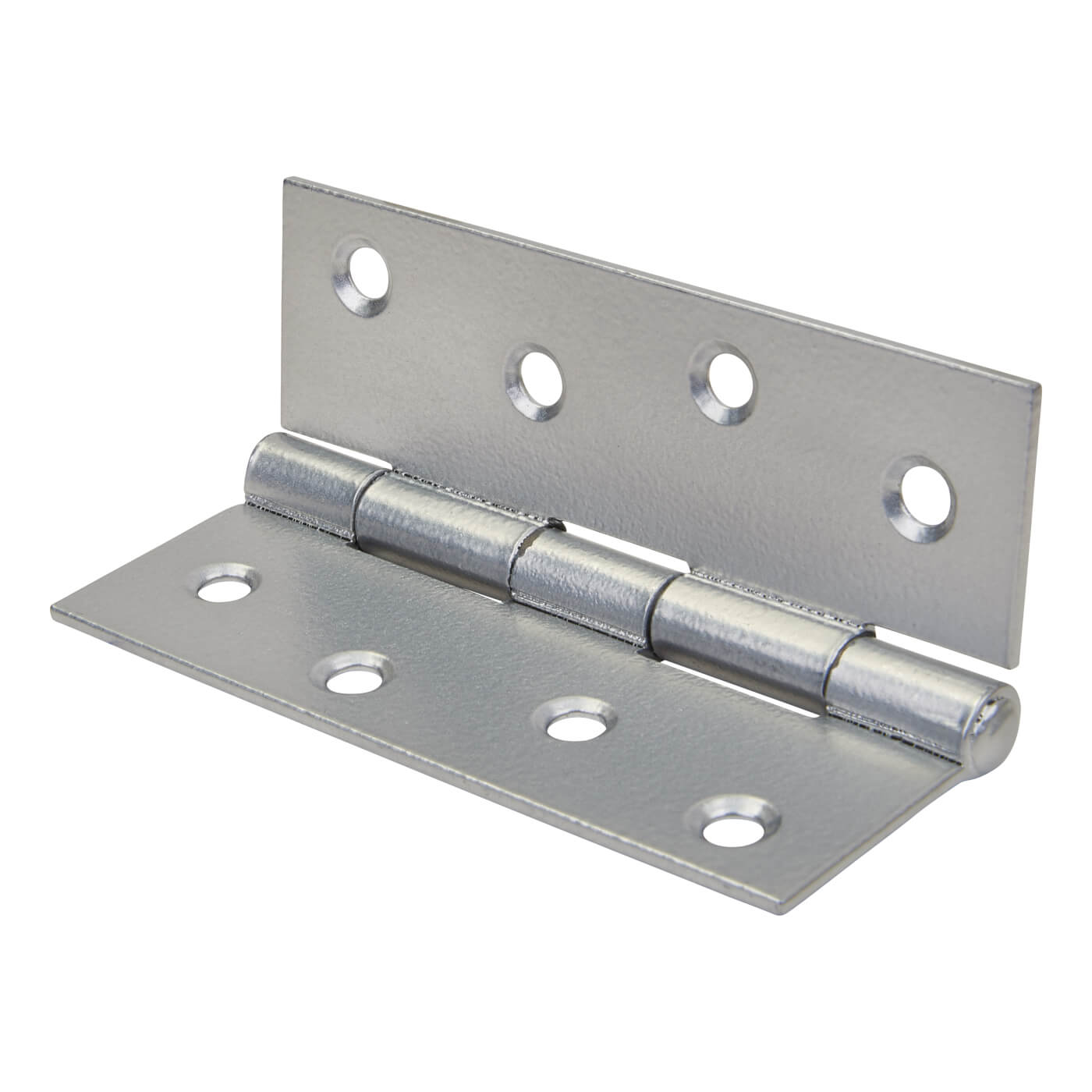 Steel Butt Door Hinge - 100 x 67mm - Durosil Silver Finish - view 3
