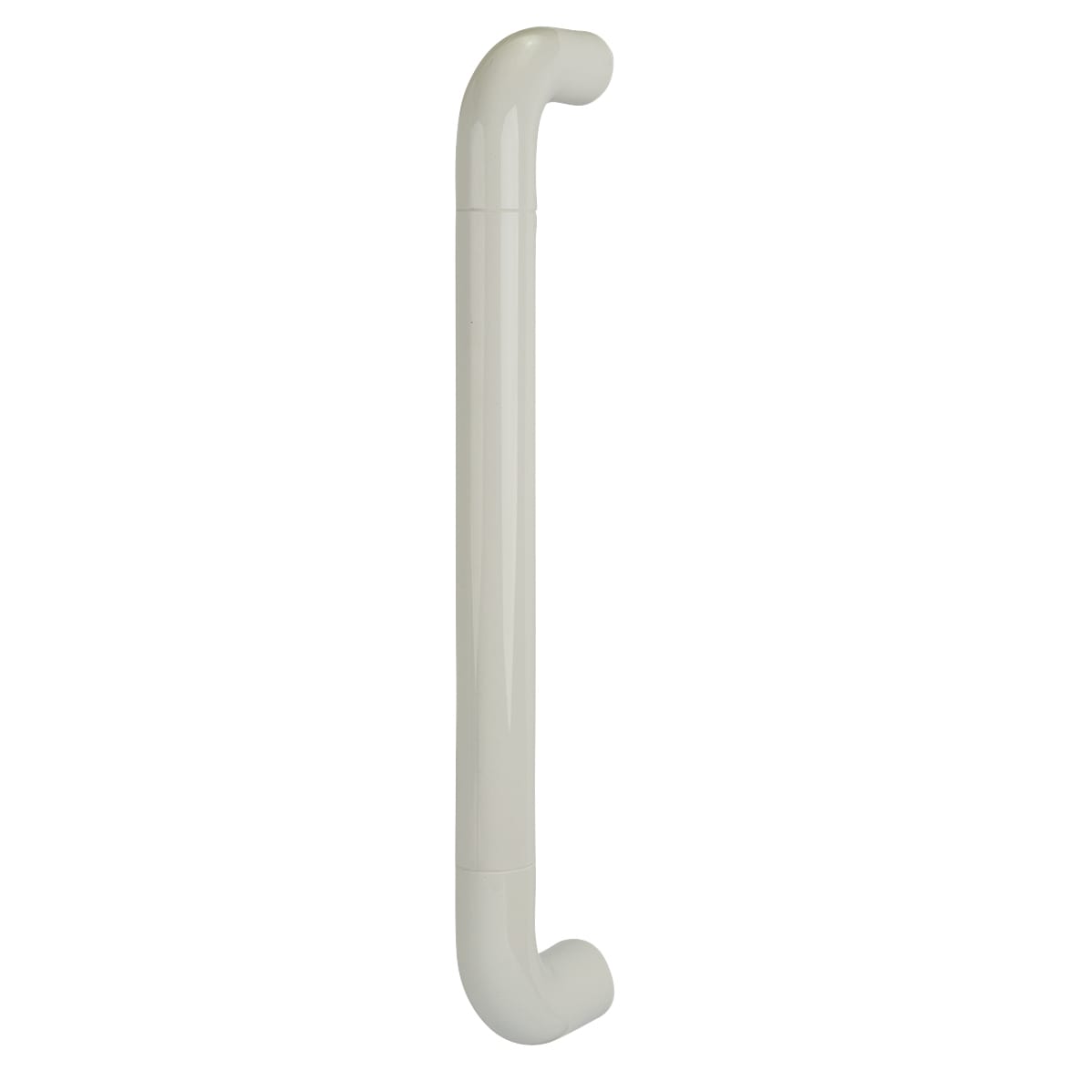 Diamond White Nylon D-Bar Door Pull Handle - Bolt Fix - 425mm c/c - view 2