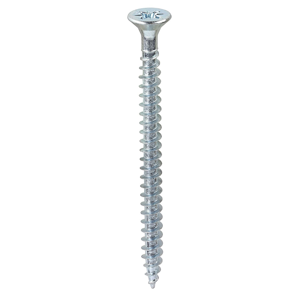 Solo Chippy Pozi Countersunk Wood Screws - 6.0 x 80mm - Zinc Plated - Pack of 200 - view 3
