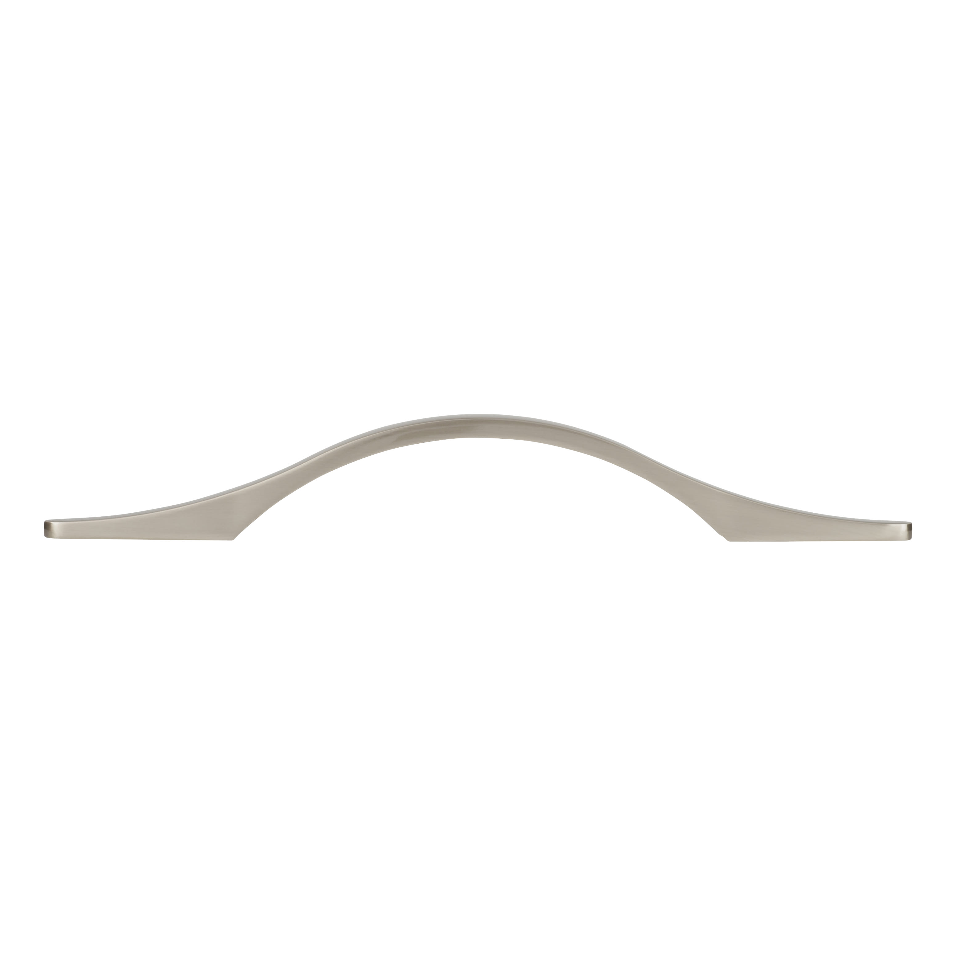 Crofts & Assinder Malvern Bow Cabinet Pull Handle - 128mm Centres - Brushed Nickel - view 3