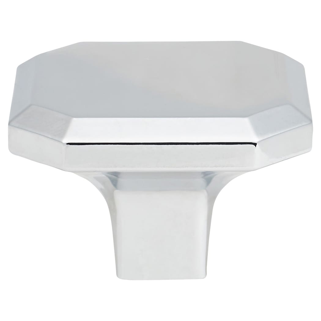 Crofts & Assinder Corbusier Square Cabinet Knob - 34 x 34mm - Polished Chrome - view 3