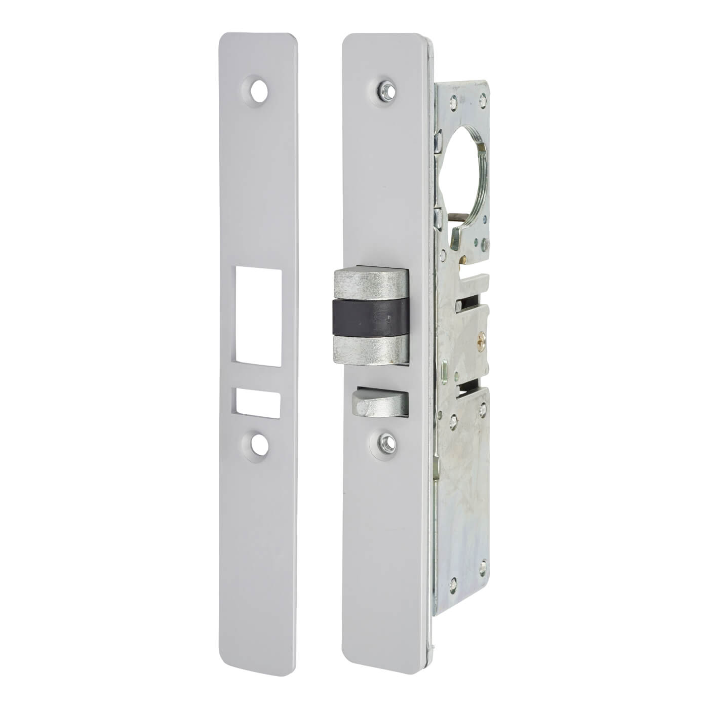 ANSI Deadlatch - 29mm Backset - Right Hand - Satin Stainless Steel - view 2