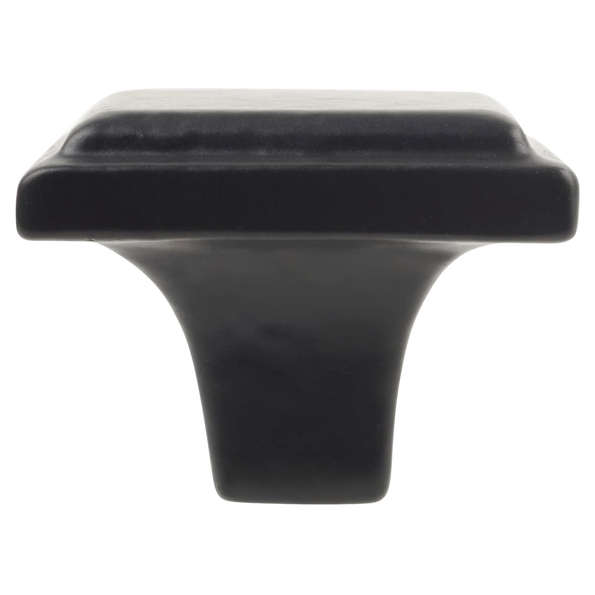 Crofts & Assinder Windsor Square Cabinet Knob - 34 x 34mm - Matt Black - view 2