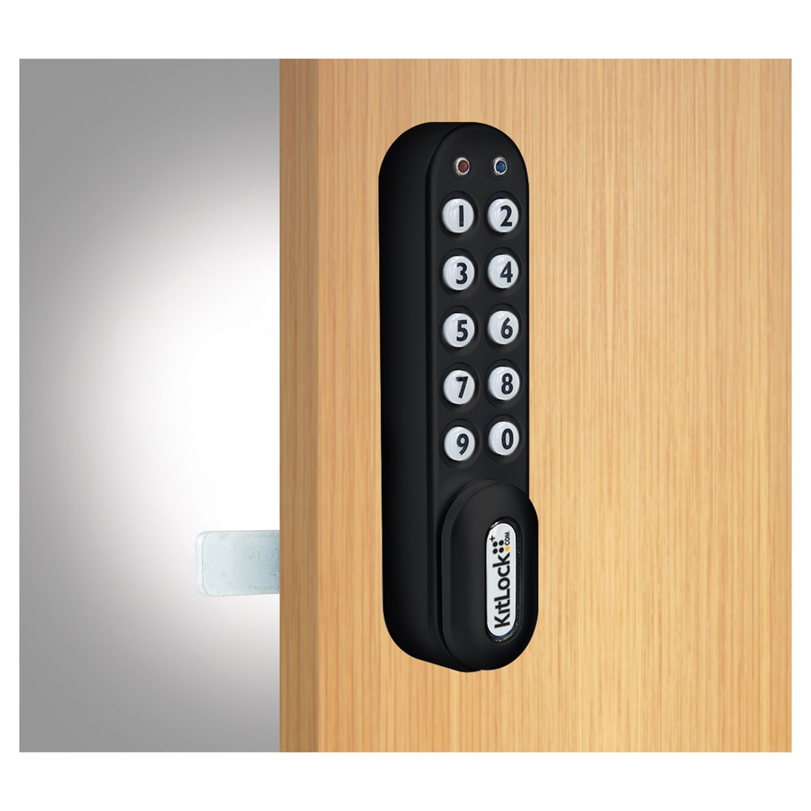 Kitlock Electronic Locker and Cabinet Code Lock - Black - view 3