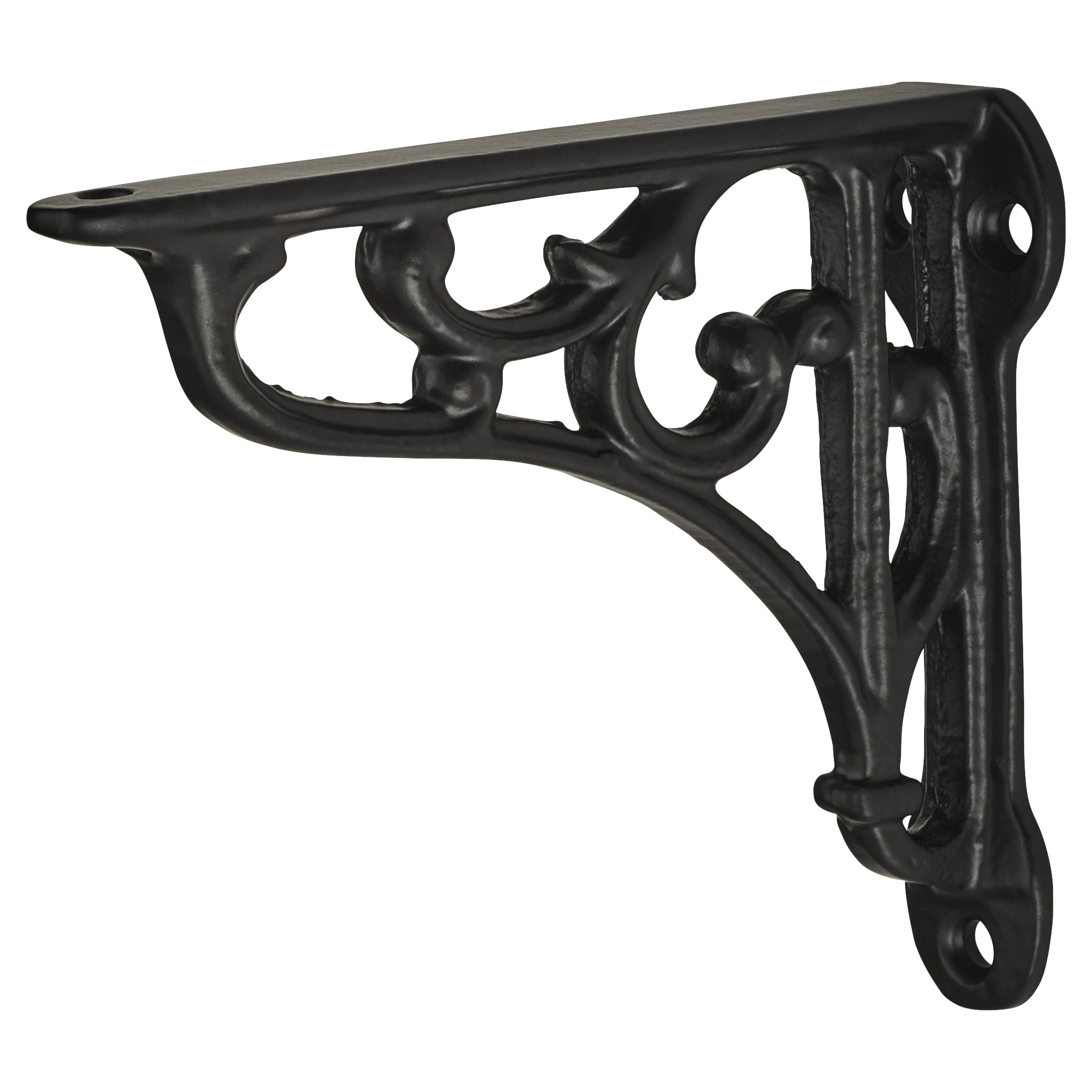 Scroll Shelf Bracket - 100 x 90mm - Black - view 2