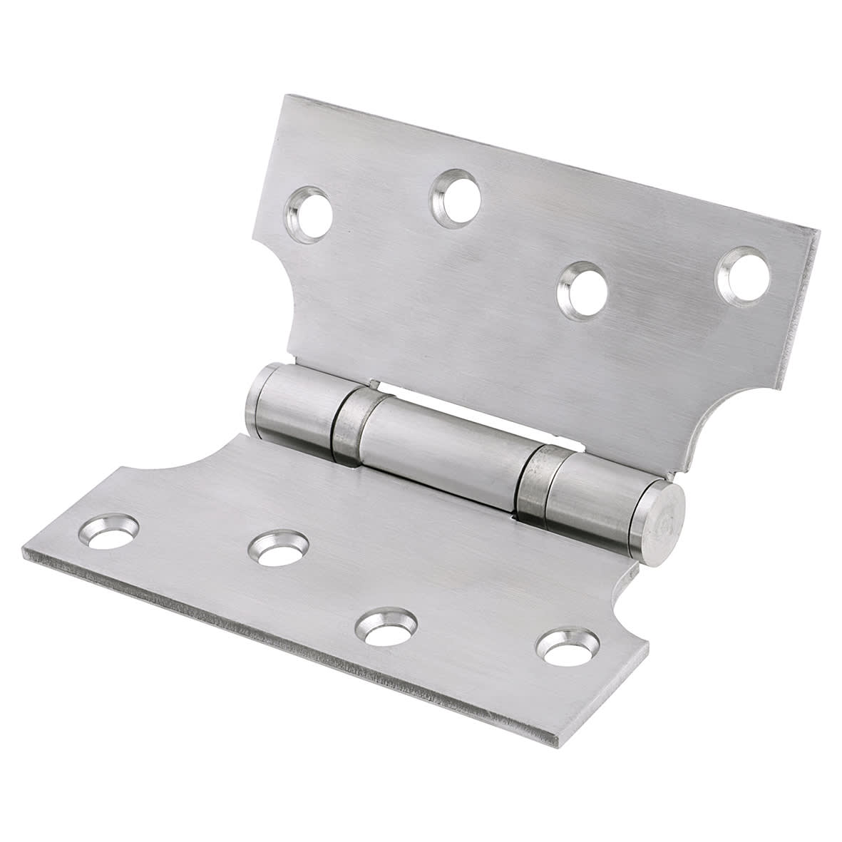 Parliament Hinge - 102 x 102 x 3mm - Satin Stainless Steel - Pair - view 3