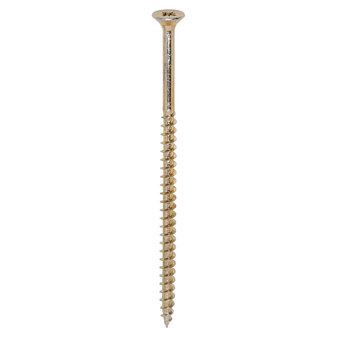 Solo Chippy Pozi Countersunk Wood Screws - 5.0 x 100mm - Yellow Zinc - Pack of 1000 - view 3