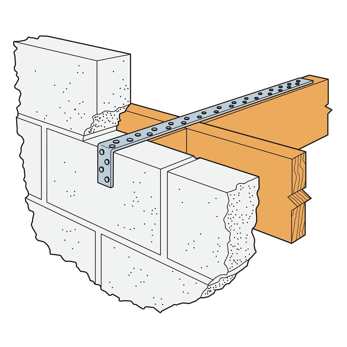 Heavy Duty Restraint Strap - 1200 x 28 x 4.2mm - 100mm Bend - view 3
