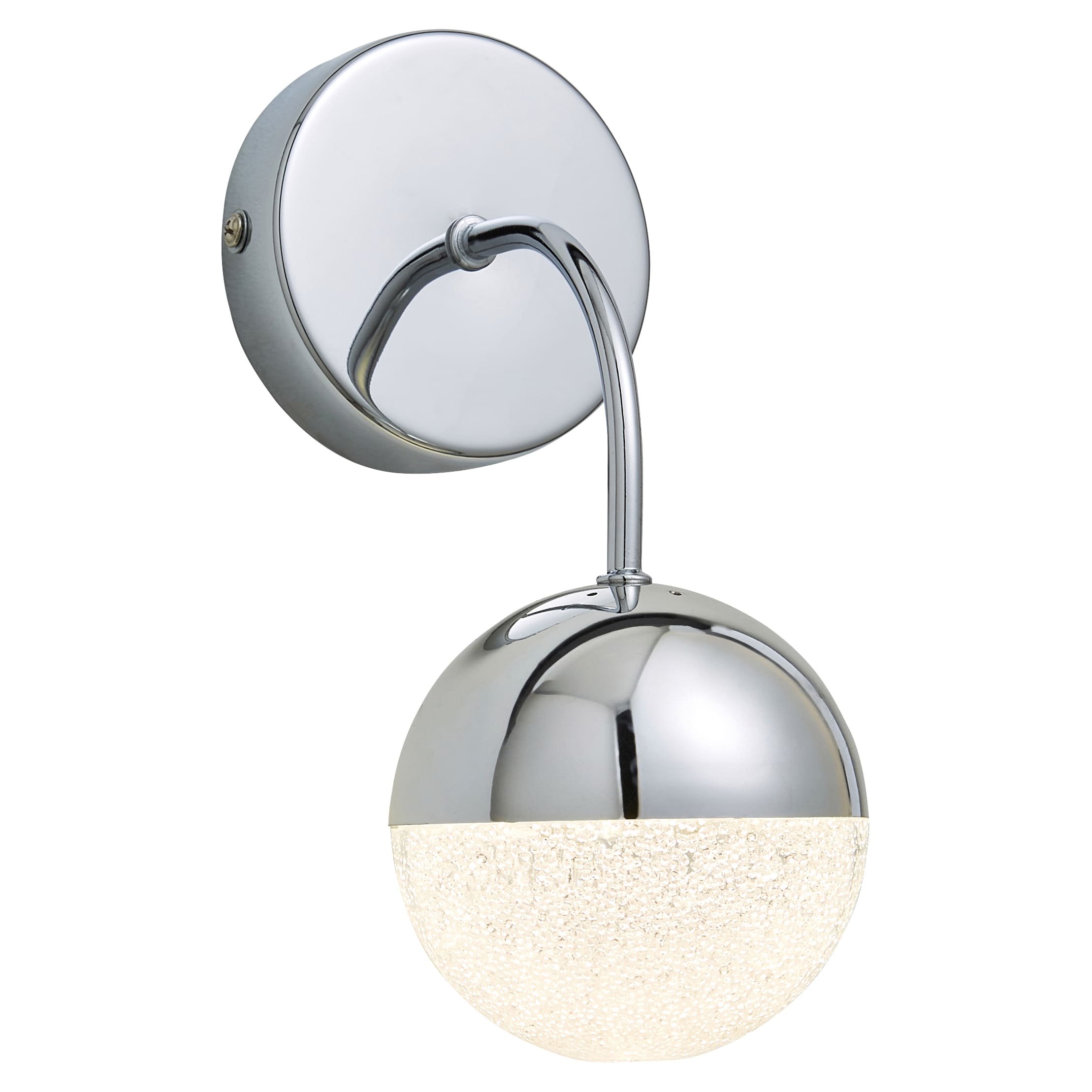 Forum Spa Rhodes 5W LED Indoor Wall Light - IP44 - 4000K Cool White - Chrome - view 3