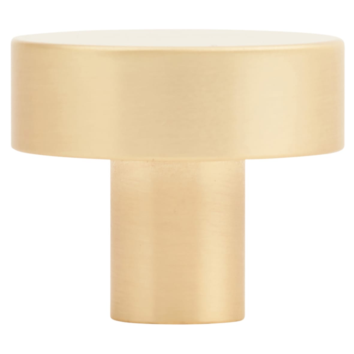 Rye Round Cabinet Knob - 30mm Diameter - Satin Brass - view 2