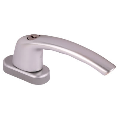 uPVC/Timber Tilt Before Turn Locking Multipoint Window Handle - Dual - Anodised Silver - view 2