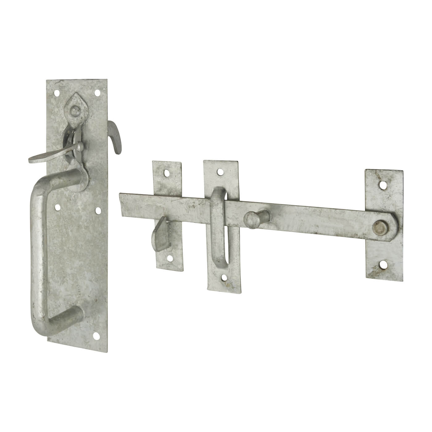 Light Duty Suffolk Gate Thumb Latch - 178 x 44mm - Galvanised - view 2