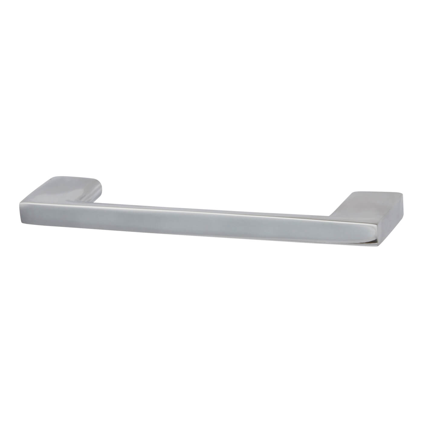 9mm Slim D-Bar Cabinet Pull Handle - 96mm Centres - Polished Chrome - view 2