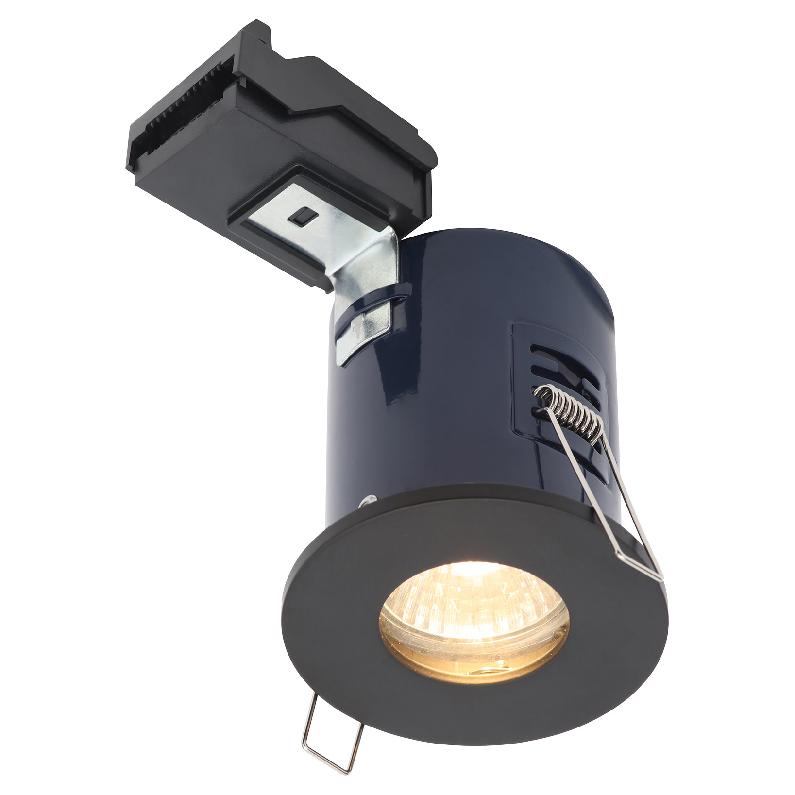 Forum Electralite Yate 50W IP65 Fire Rated LED Fixed Downlight - Matt Black - view 2
