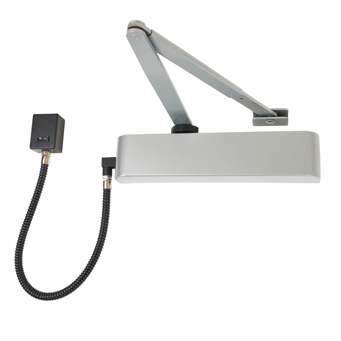 Guardian Electromagnetic Cam Action Fire Door Closer - Power Size 4 - Silver - view 2