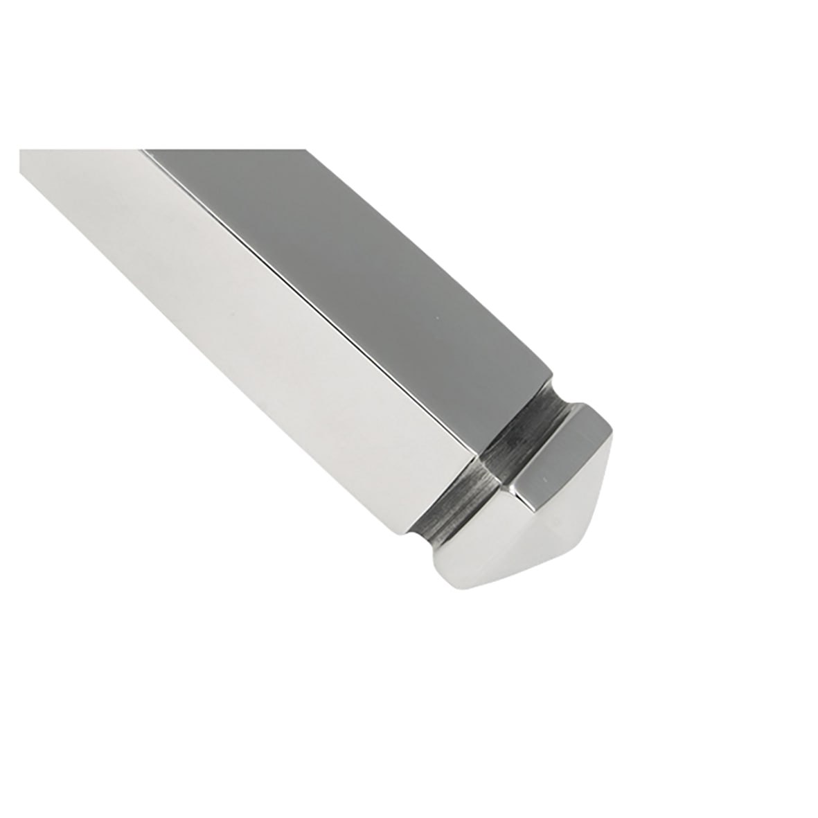 Polished Stainless Steel Latch Door Handles - Avon Range - 152 x 48mm - view 3