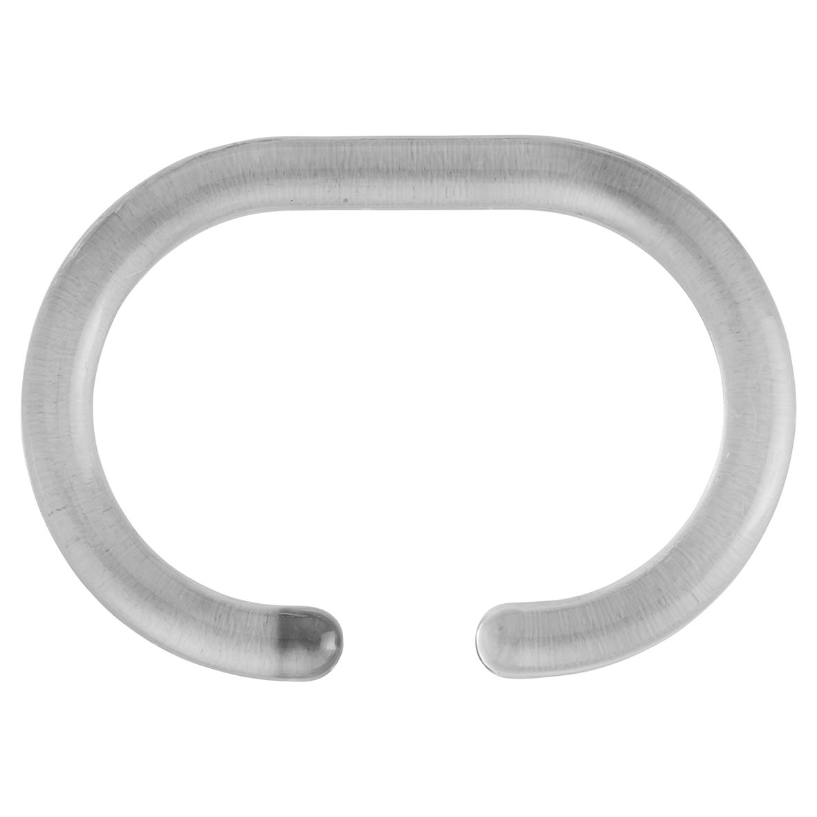 Shower Curtain Rings - C Ring Type - Clear - Pack of 12 - view 4