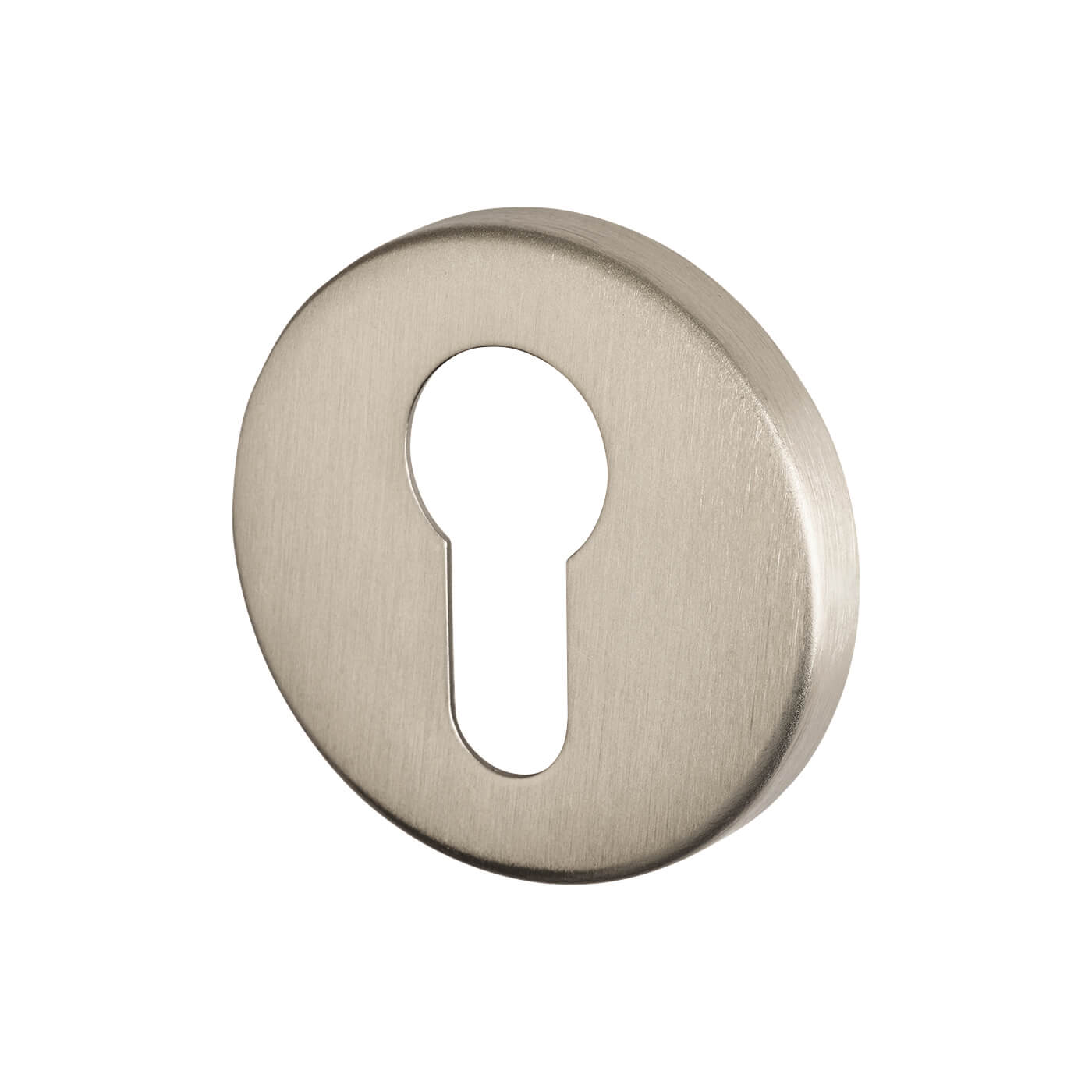 Escutcheon - 52mm Diameter - Euro - Satin Stainless Steel - view 2