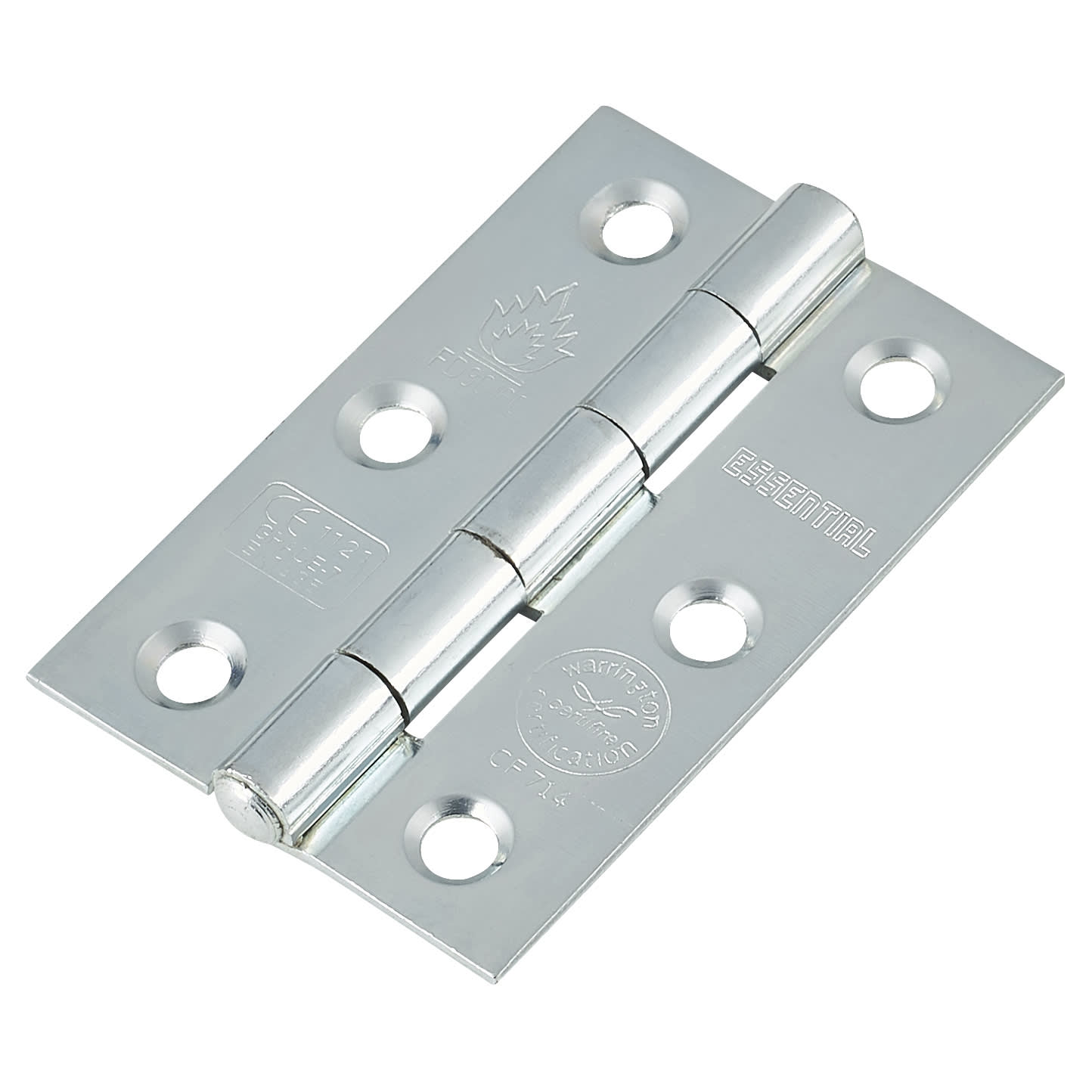 Satin Chrome Budget Scroll Privacy Door Handles Pack - Short Plate - view 5