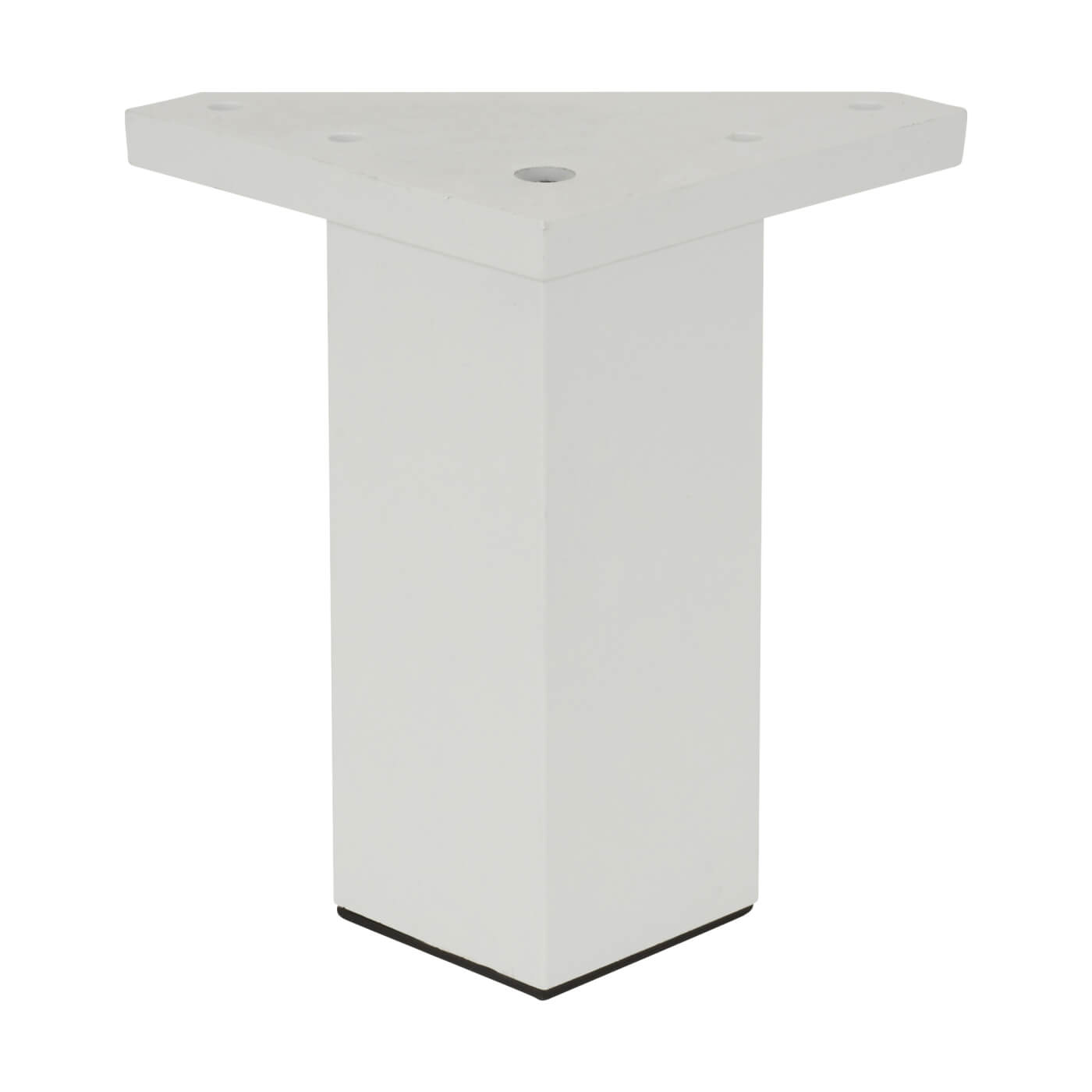 Square Cabinet Furniture Leg - 40 x 80mm - White - view 2