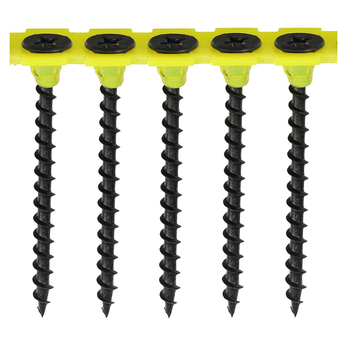 Collated Coarse Thread Drywall Screws - 3.5 x 50mm - Black Phosphate - Pack of 1000 - view 2
