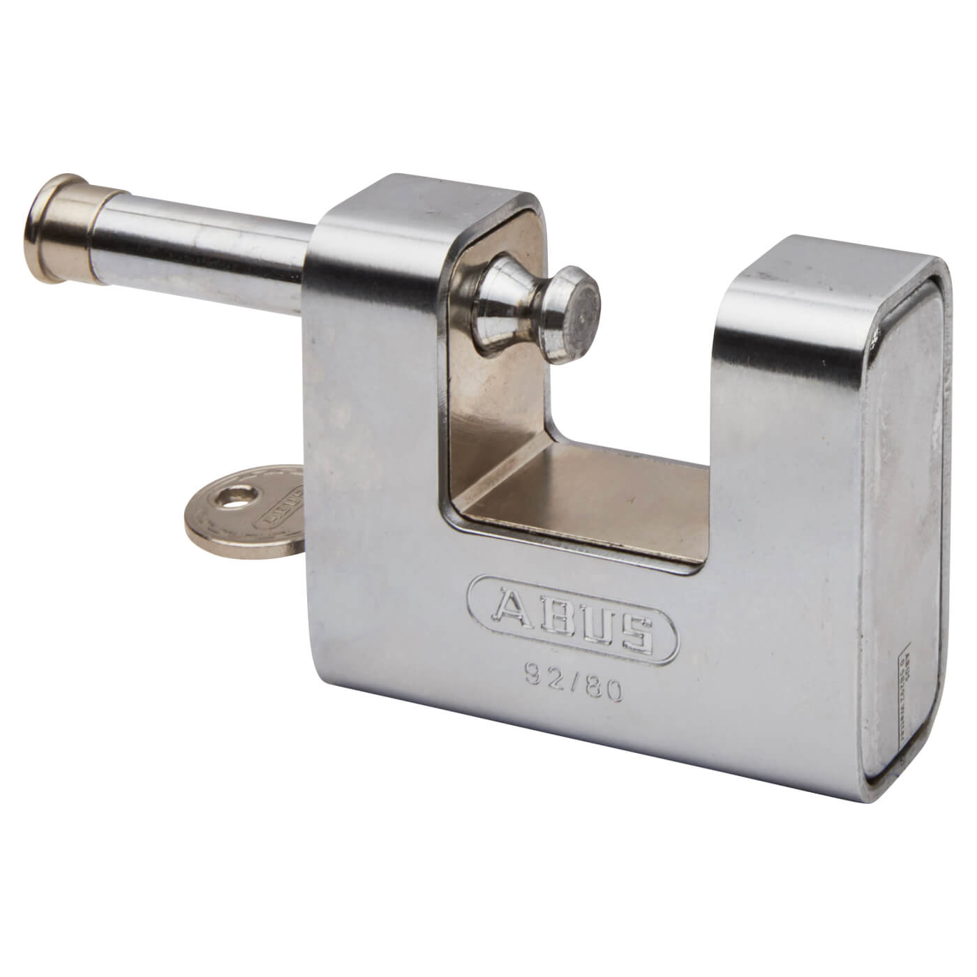 Series 92 Steel Shutter Padlock - 80mm Body - 37 x 17mm Shackle - Silver - view 5