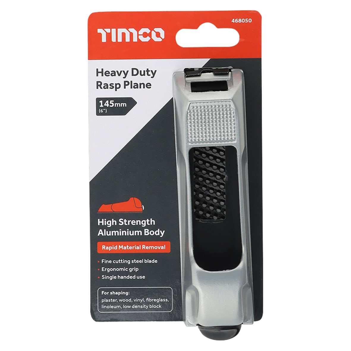 Heavy Duty Rasp Plane - 145mm/6" Length - view 2