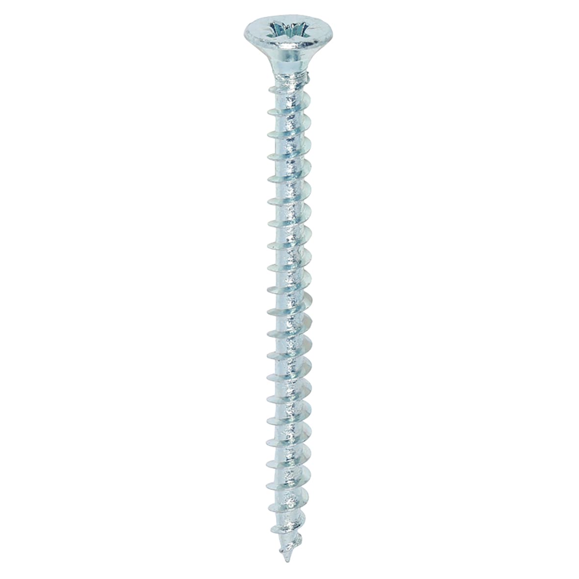 Solo Chippy Pozi Countersunk Wood Screws - 4.0 x 50mm - Zinc Plated - Pack of 200 - view 3