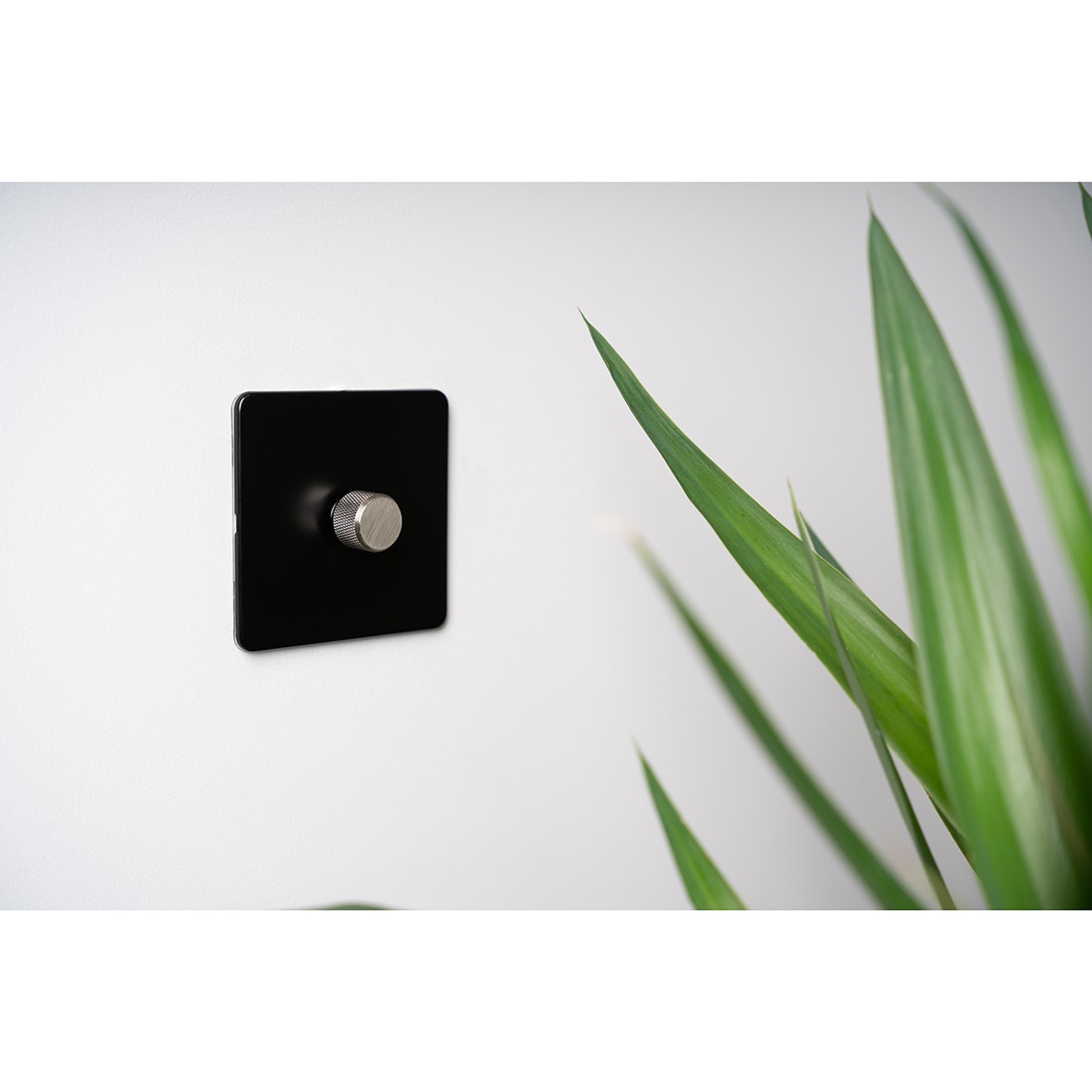 Retrofit Knurled Dimmer Knob - Brushed Chrome - view 5