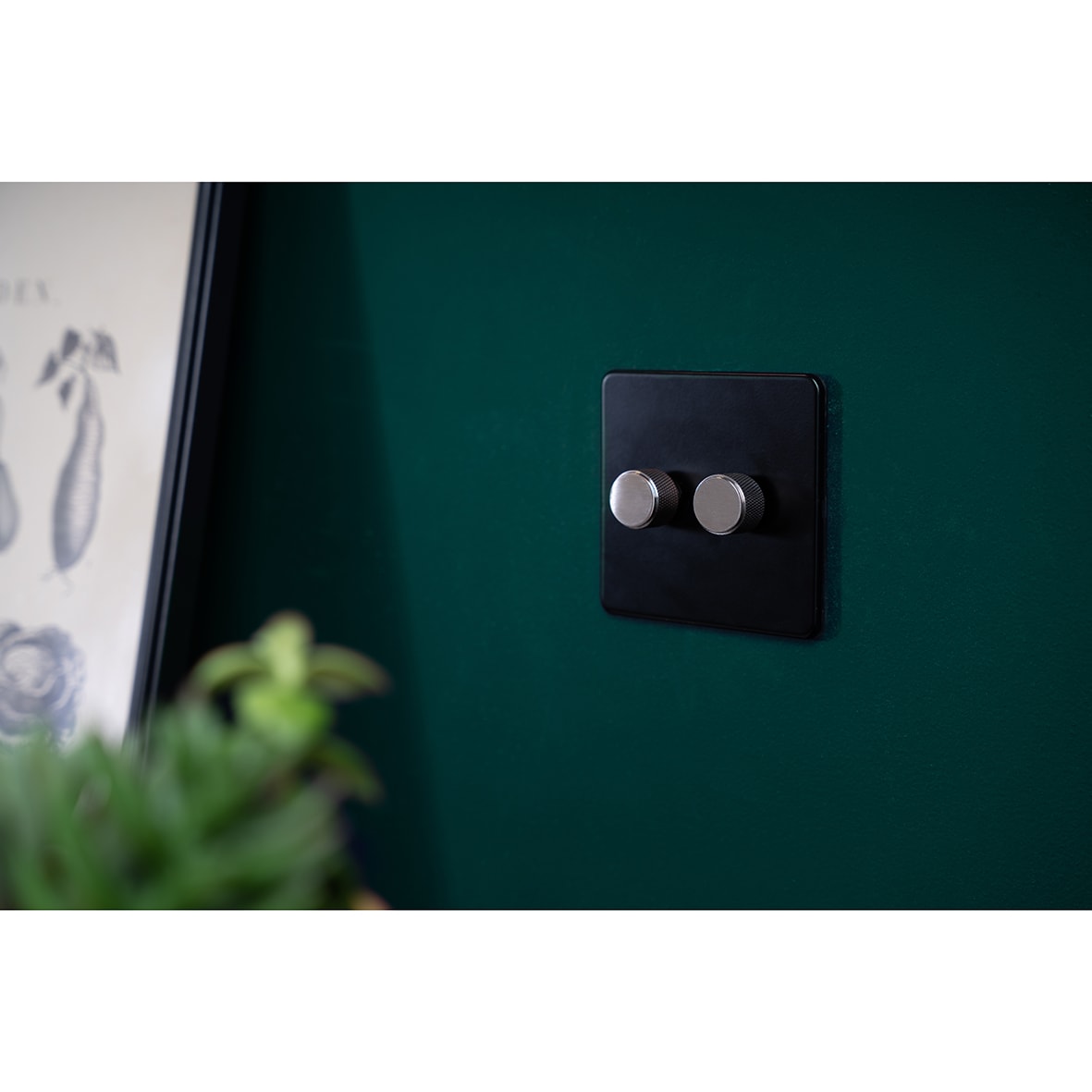 Retrofit Knurled Dimmer Knob - Brushed Chrome - view 6
