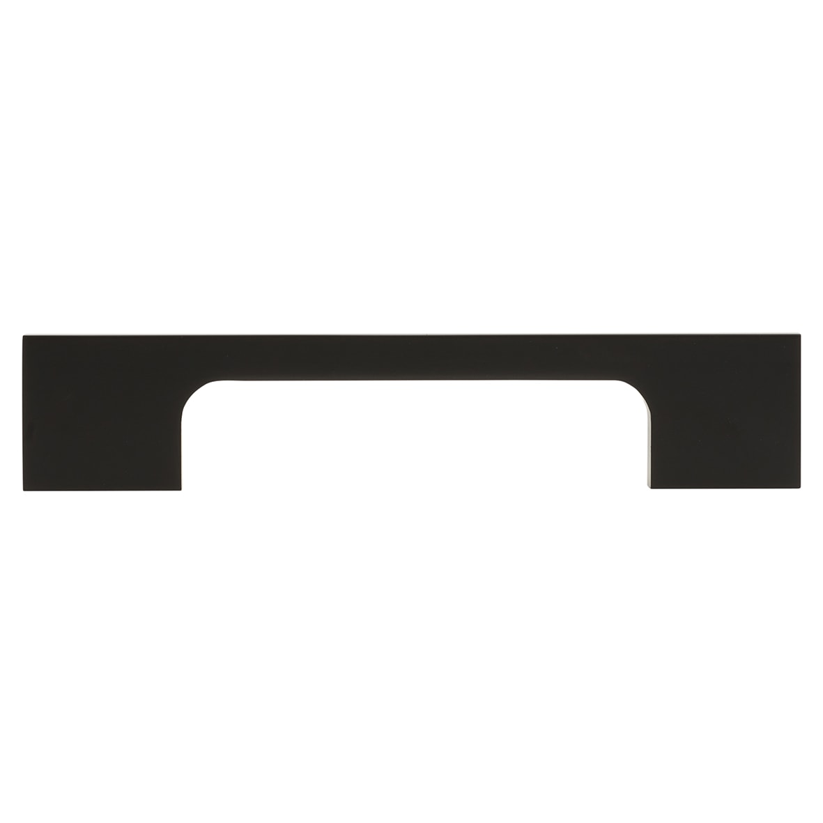 Bibury 8mm Slim D-Bar Cabinet Pull Handle - 128mm Centres - Matt Black - view 2