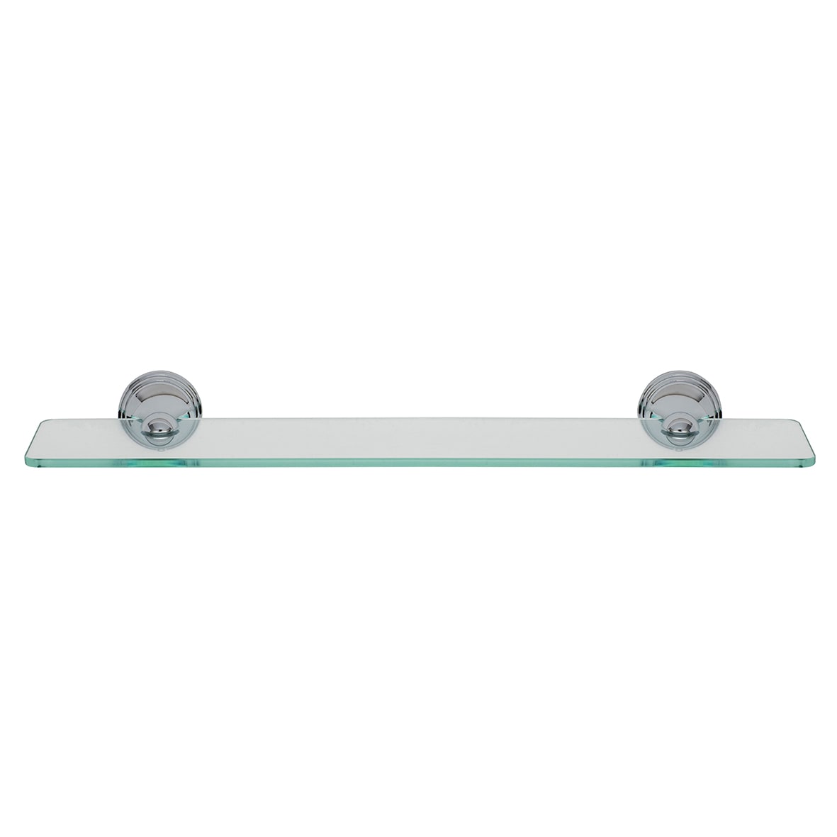 Westminster Glass Shelf - 500 x 115mm - Polished Chrome - view 2