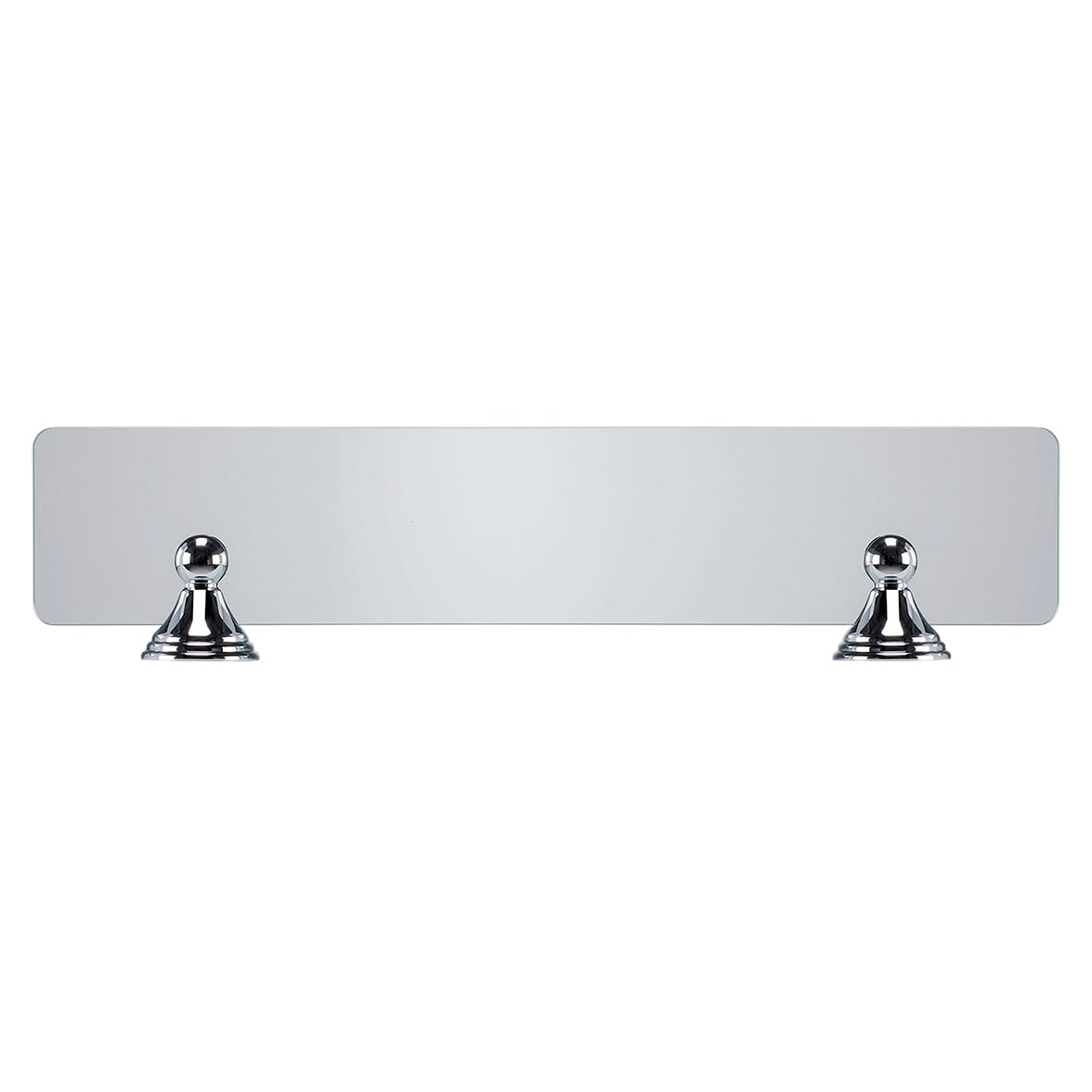 Westminster Glass Shelf - 500 x 115mm - Polished Chrome - view 6