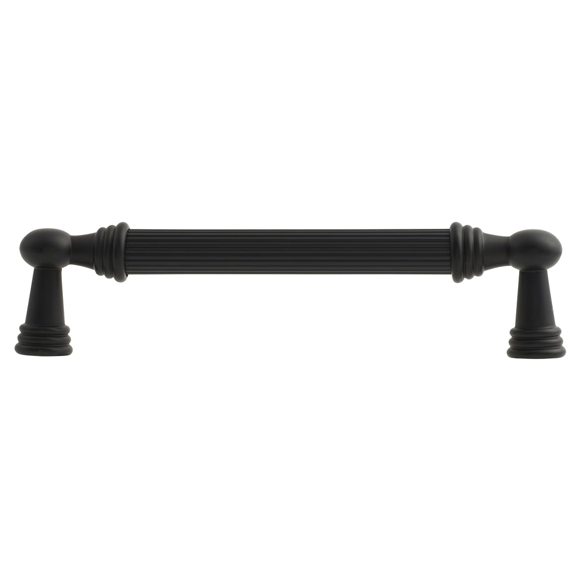 Whitby Lines 10mm T-Bar Cabinet Pull Handle - 128mm Centres - Matt Black - view 2