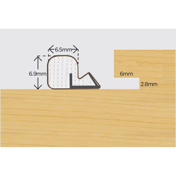 P6 Aquatex Seal - 100m Length - White - view 2