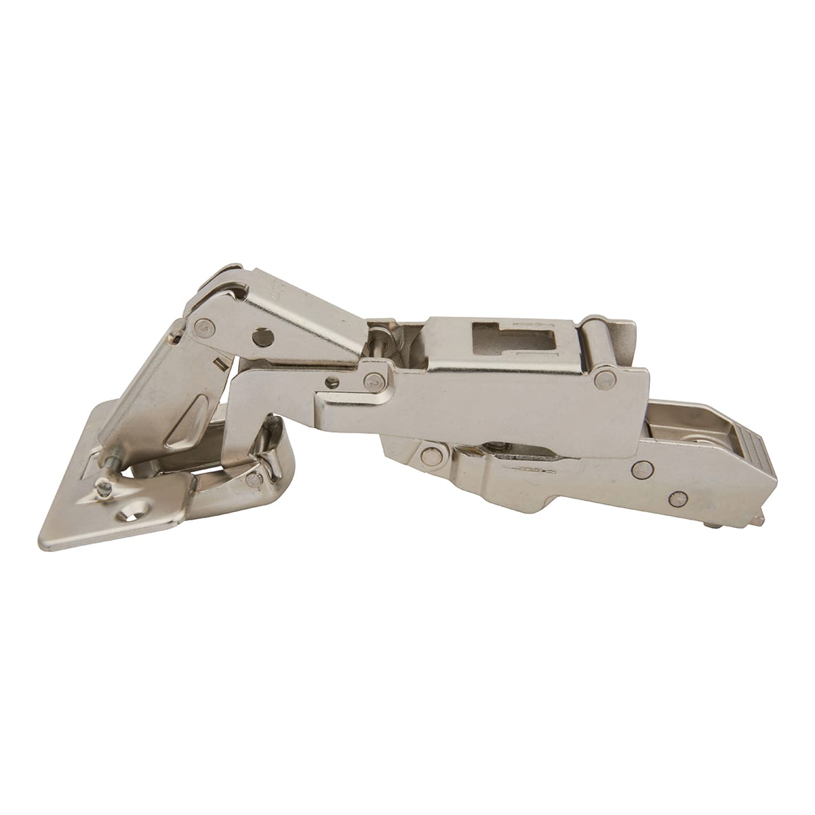CLIP Top Cabinet Hinge Pack with 0mm Mounting Plates - 170° - Un-Sprung - Overlay - Pair - view 3