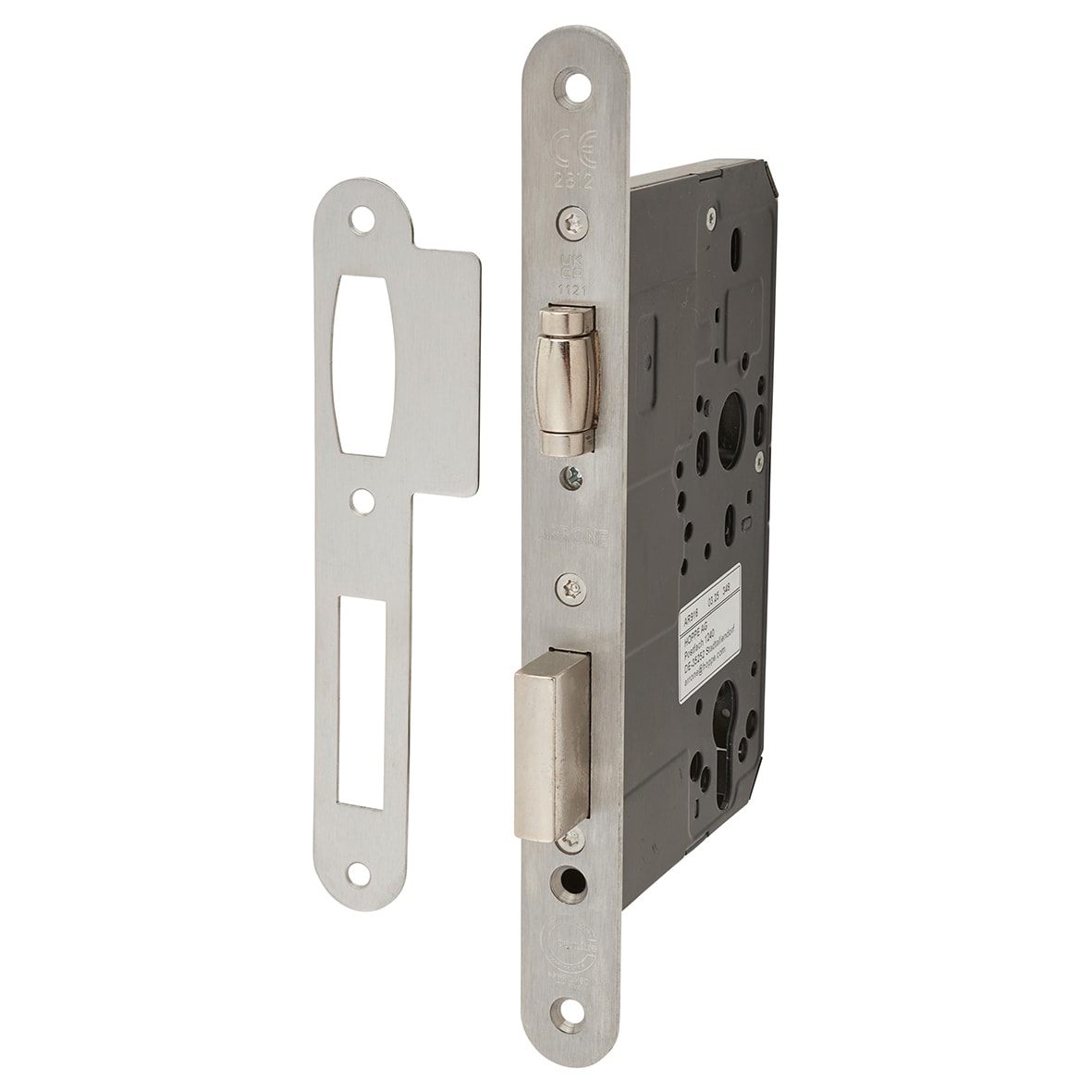 Anti-Ligature Communal Door Lock Set - 54mm Thick Doors - view 6