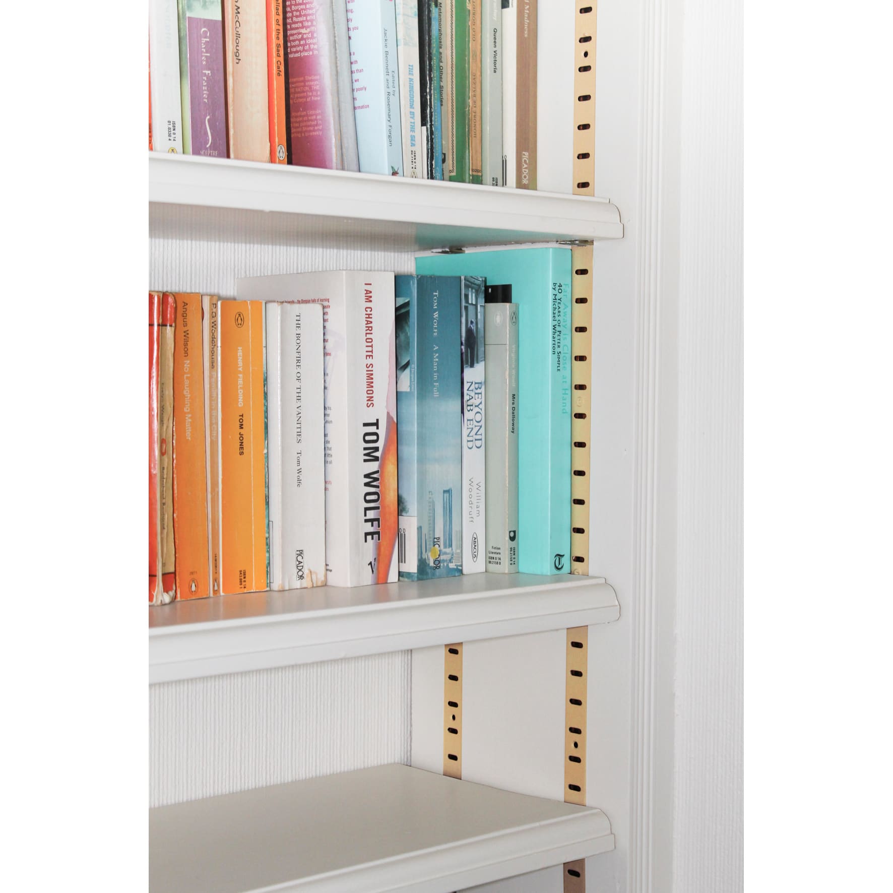 Flat Bookcase Strip - 1829 x 19mm - Polished Solid Brass - view 4