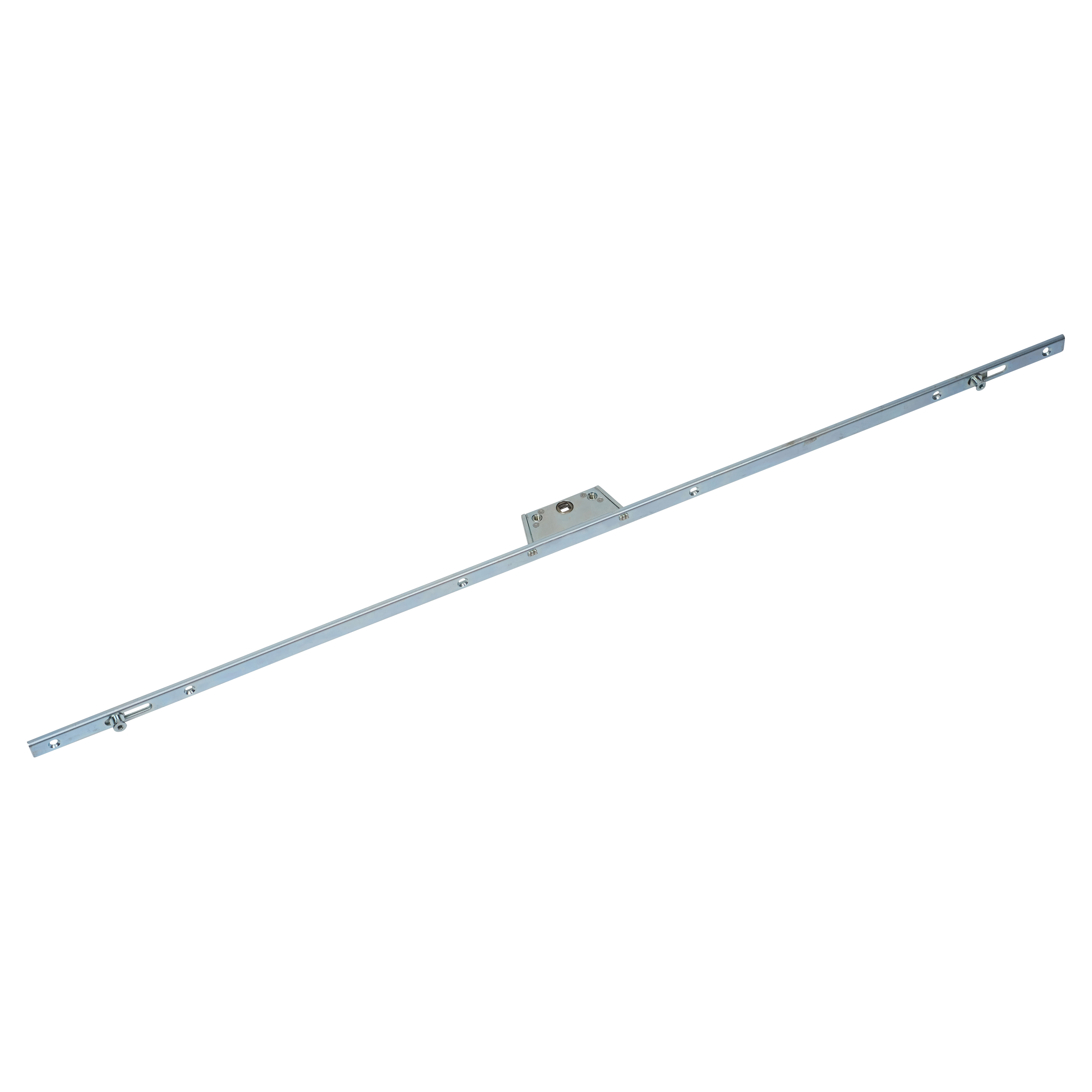 Single U-Rail Offset Espagnolette uPVC Window Lock - 800mm Length - 25mm Backset - 8mm Cam - view 2