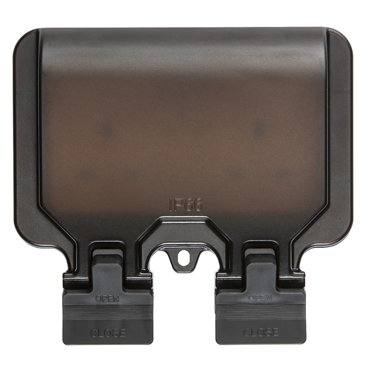 13A 2 Gang Switched Outdoor Weatherproof Socket with Neon - Black - view 5
