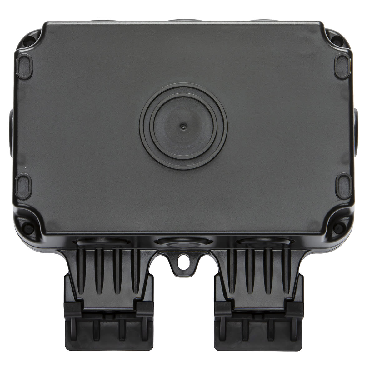 13A 2 Gang Switched Outdoor Weatherproof Socket with Neon - Black - view 7